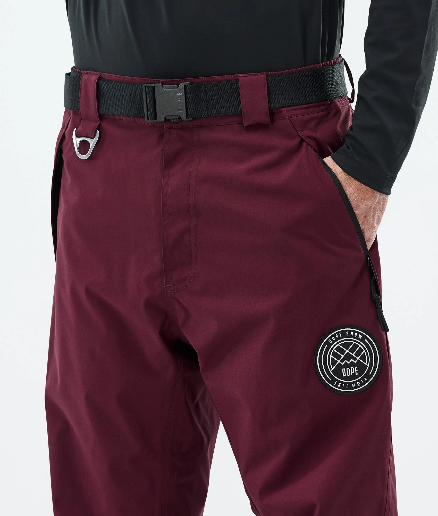 Snowboard Pants Men Burgundy