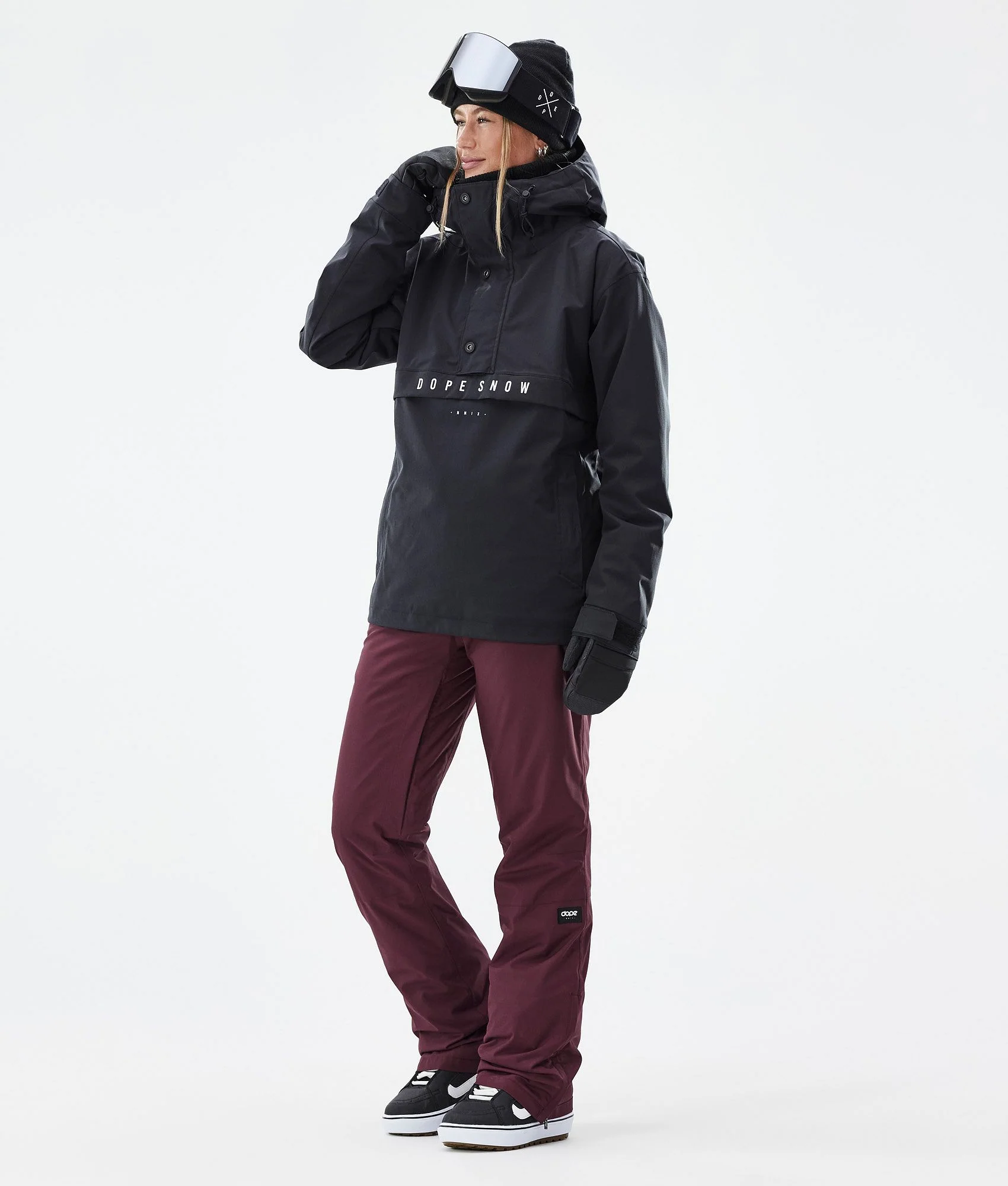 Snowboard Pants Women Burgundy