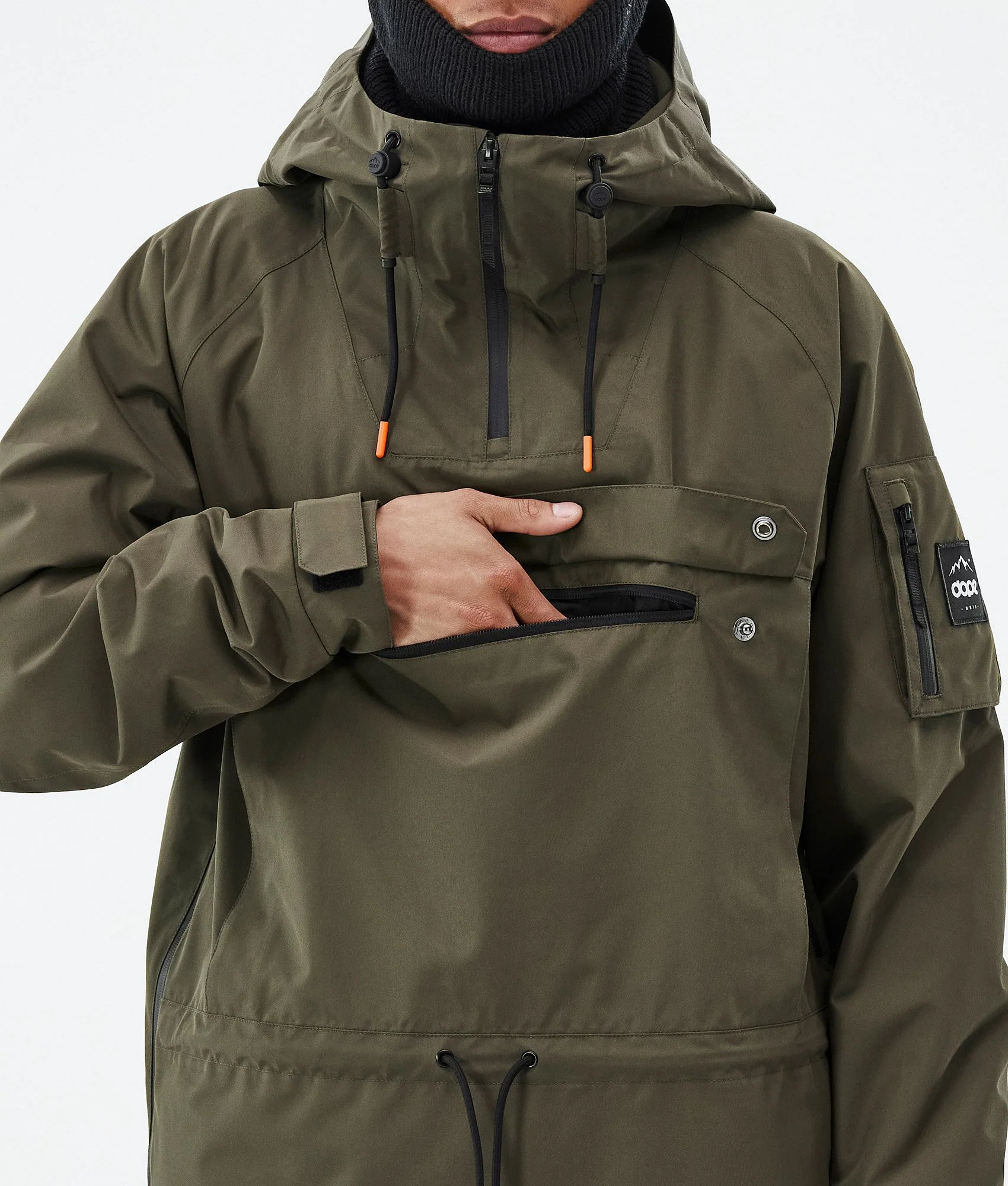 Snowboard Jacket Men Olive Green