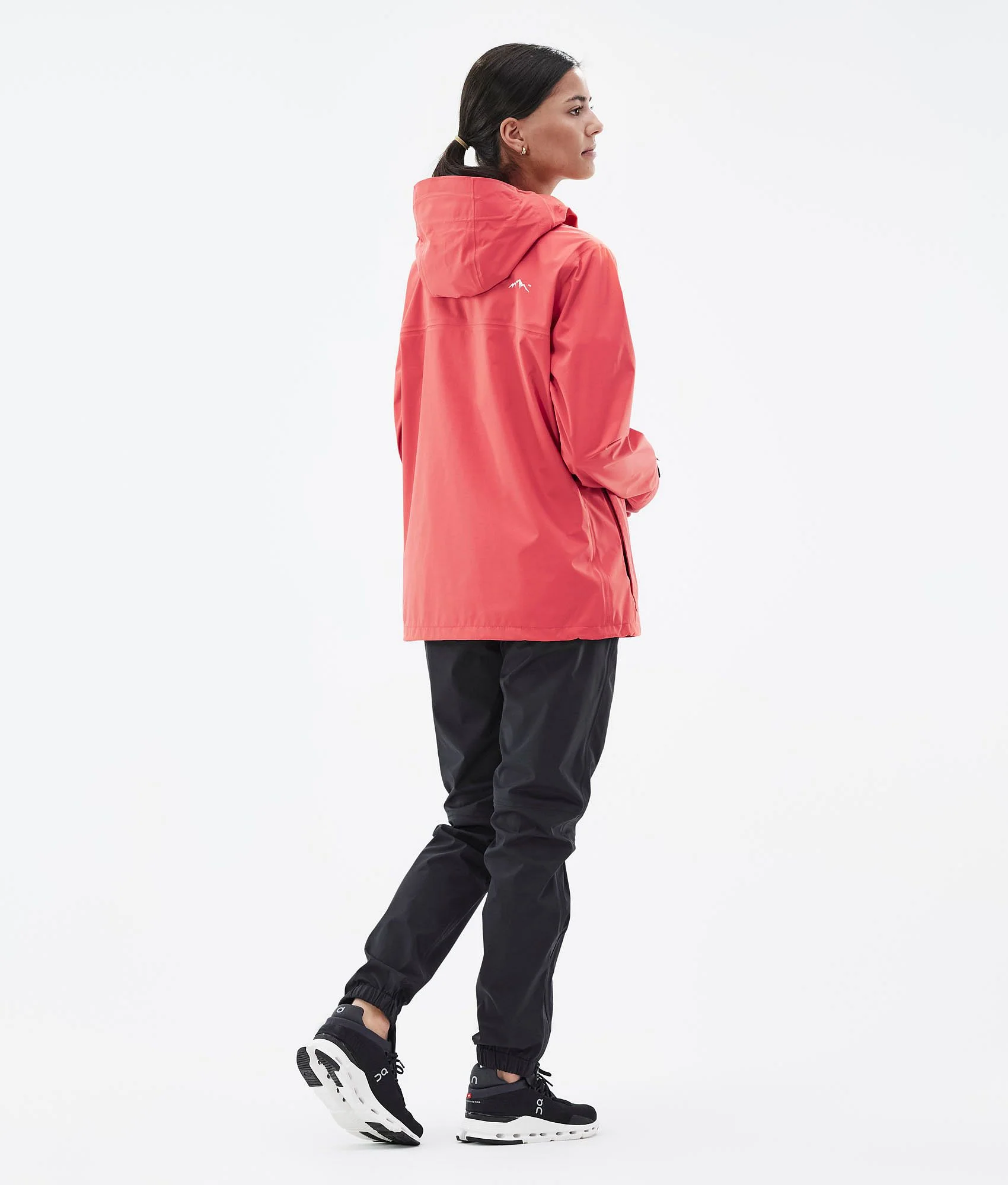 Rain Jacket Women Coral