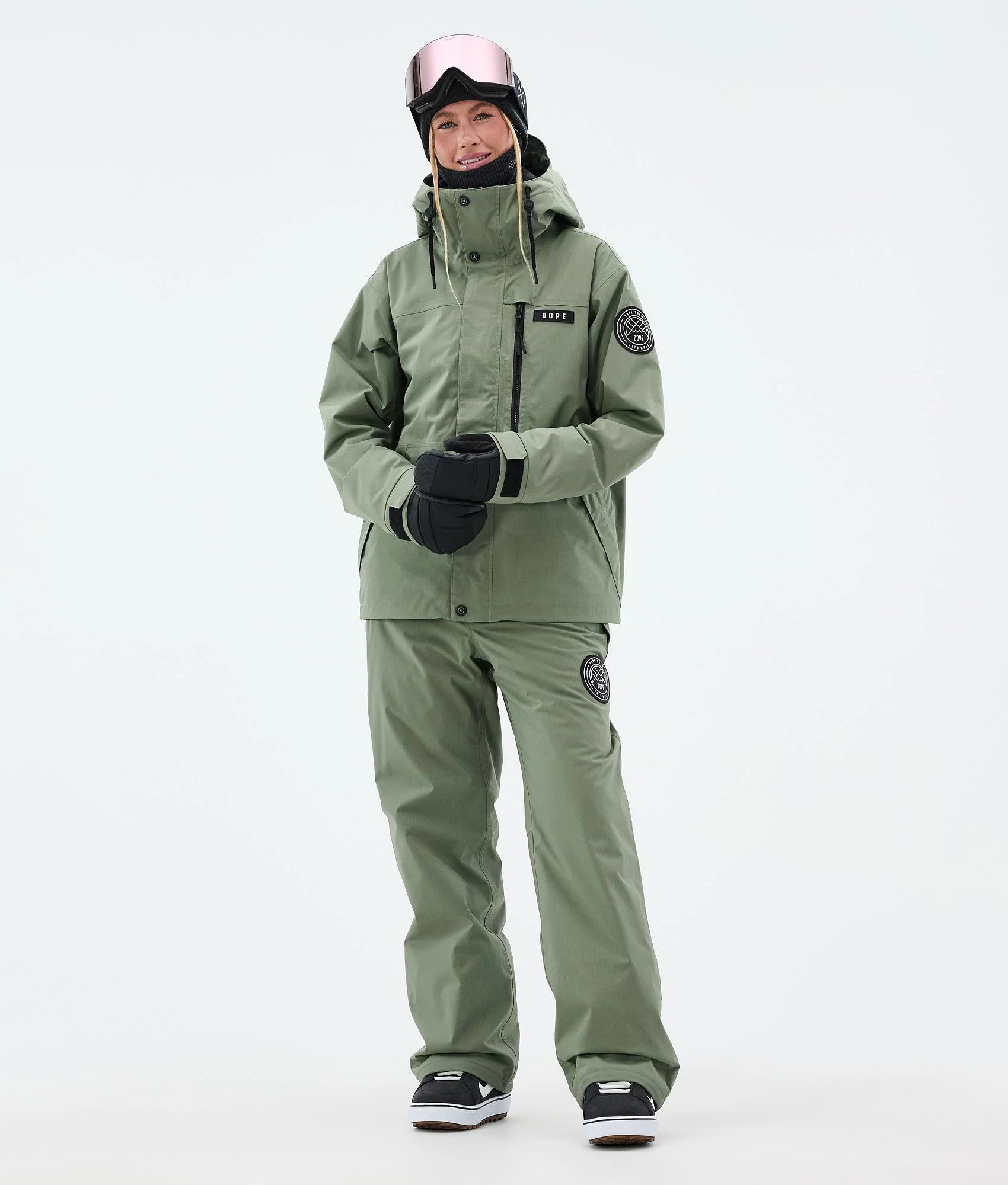 Snowboard Jacket Women Moss Green