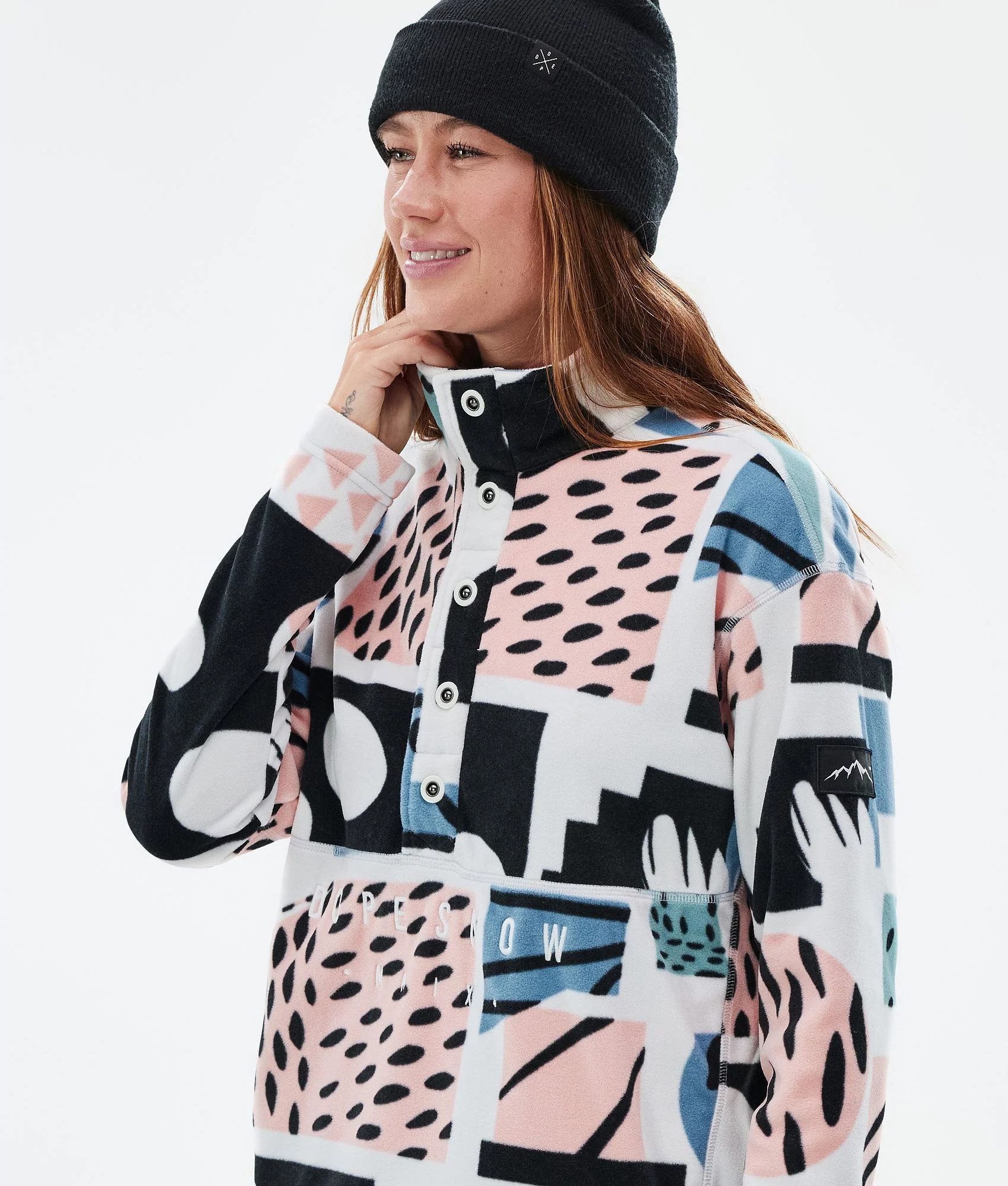 Fleece Sweater Women Melon