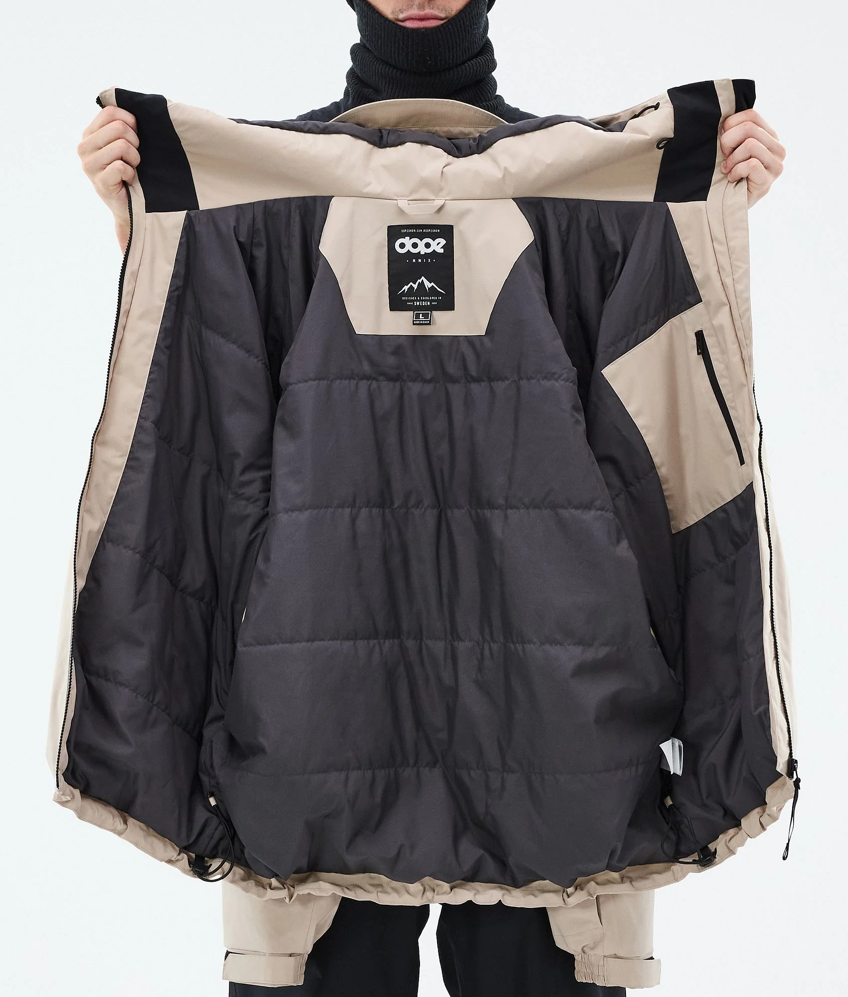 Snowboard Jacket Men Sand