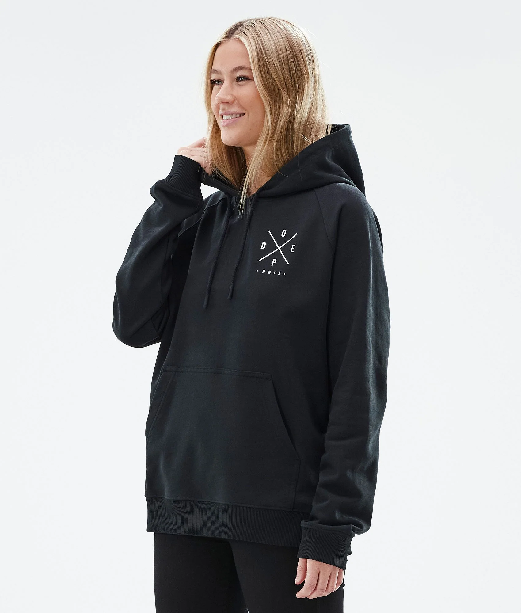 Hoodie Women 2X-Up Black