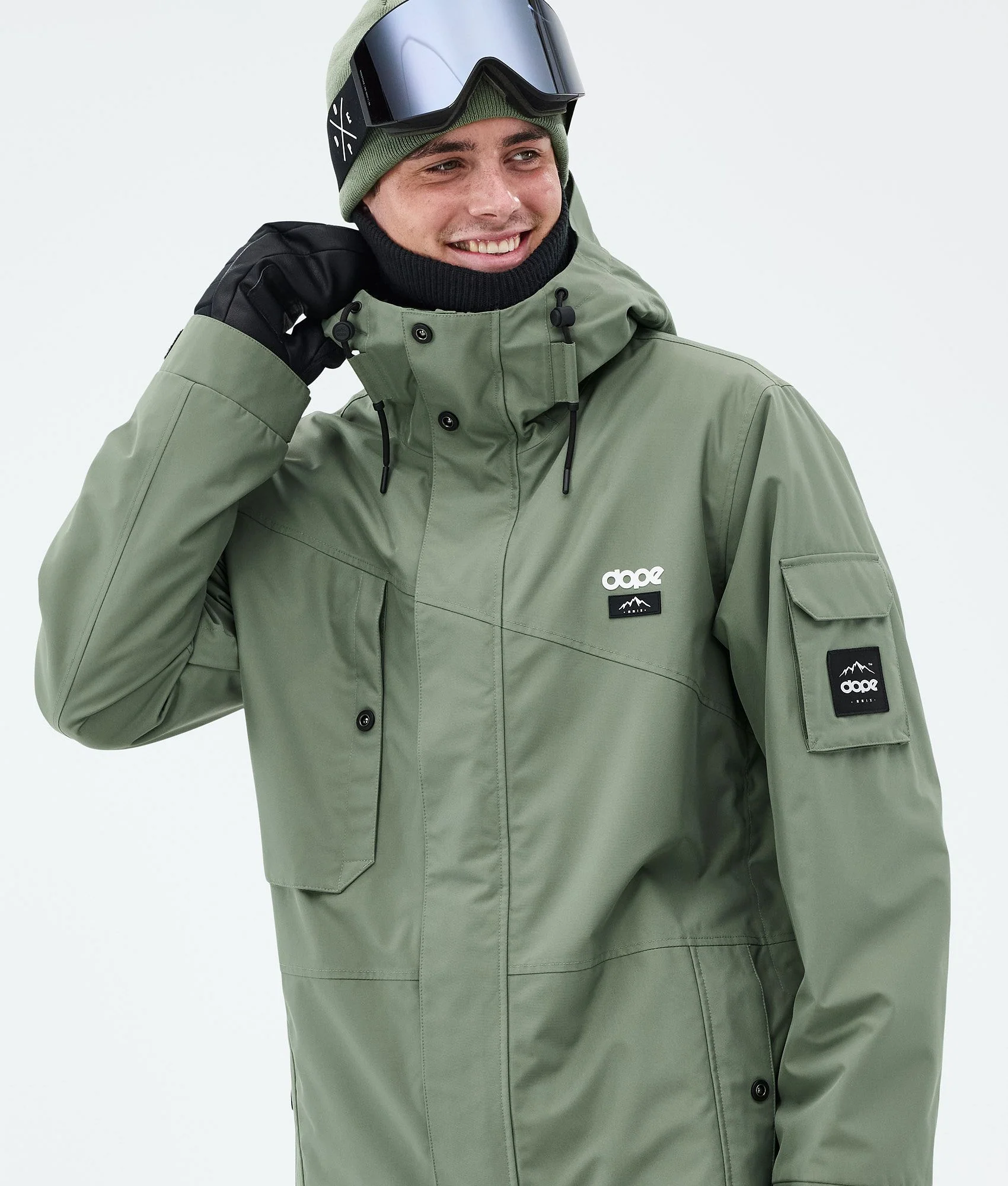 Snowboard Jacket Men Moss Green
