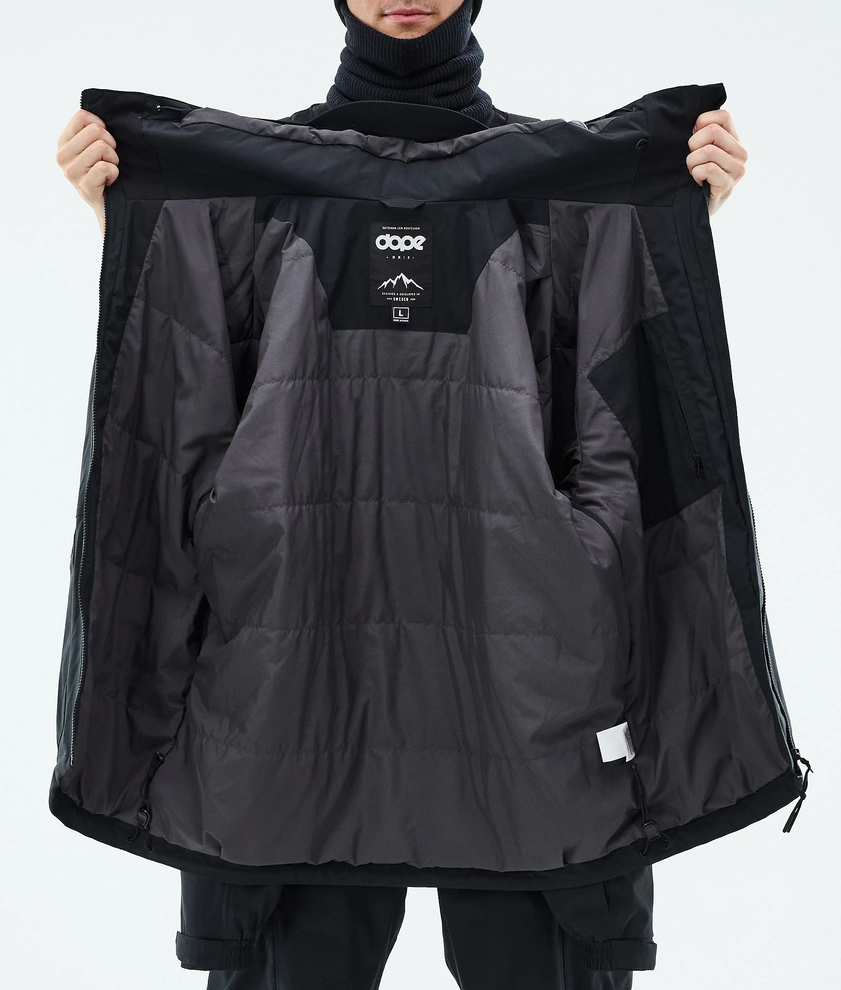 Snowboard Jacket Men Black