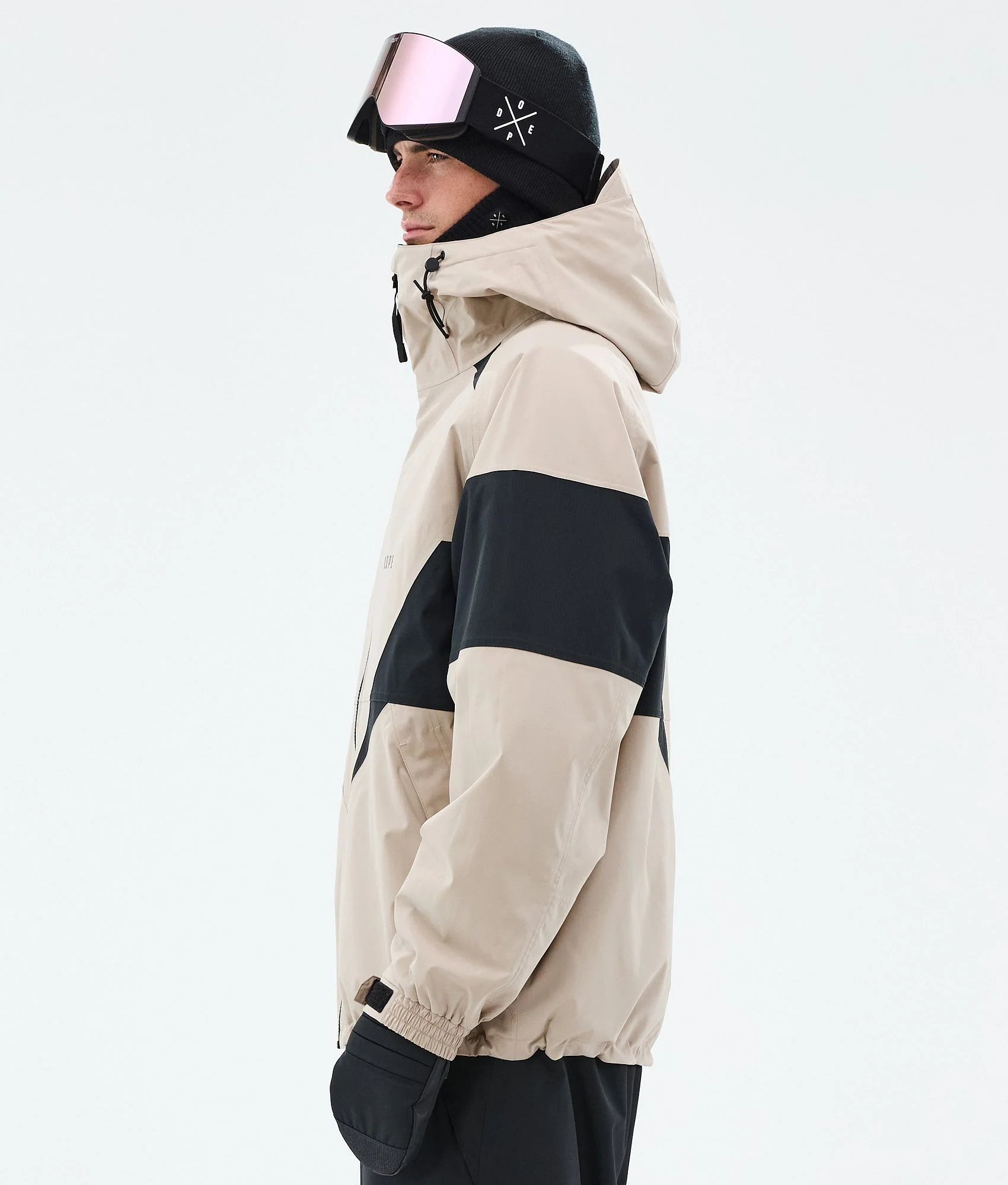 Snowboard Jacket Men Spike Sand/Black