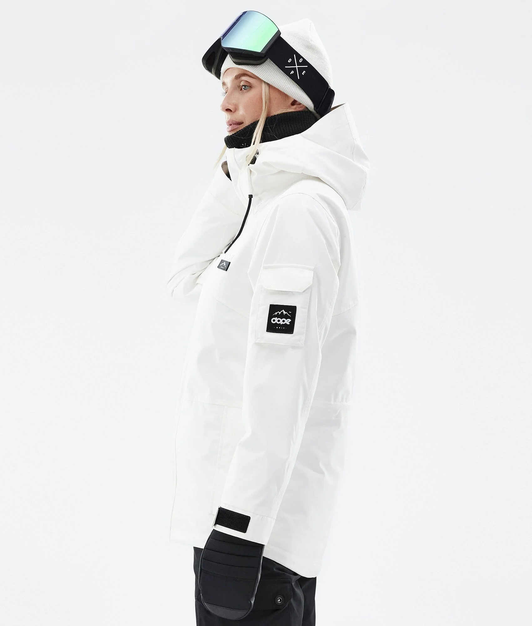 Snowboard Jacket Women Old White