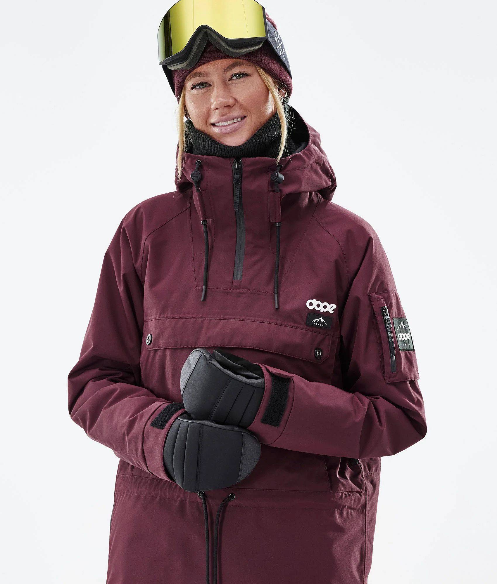 Snowboard Jacket Women Don Burgundy