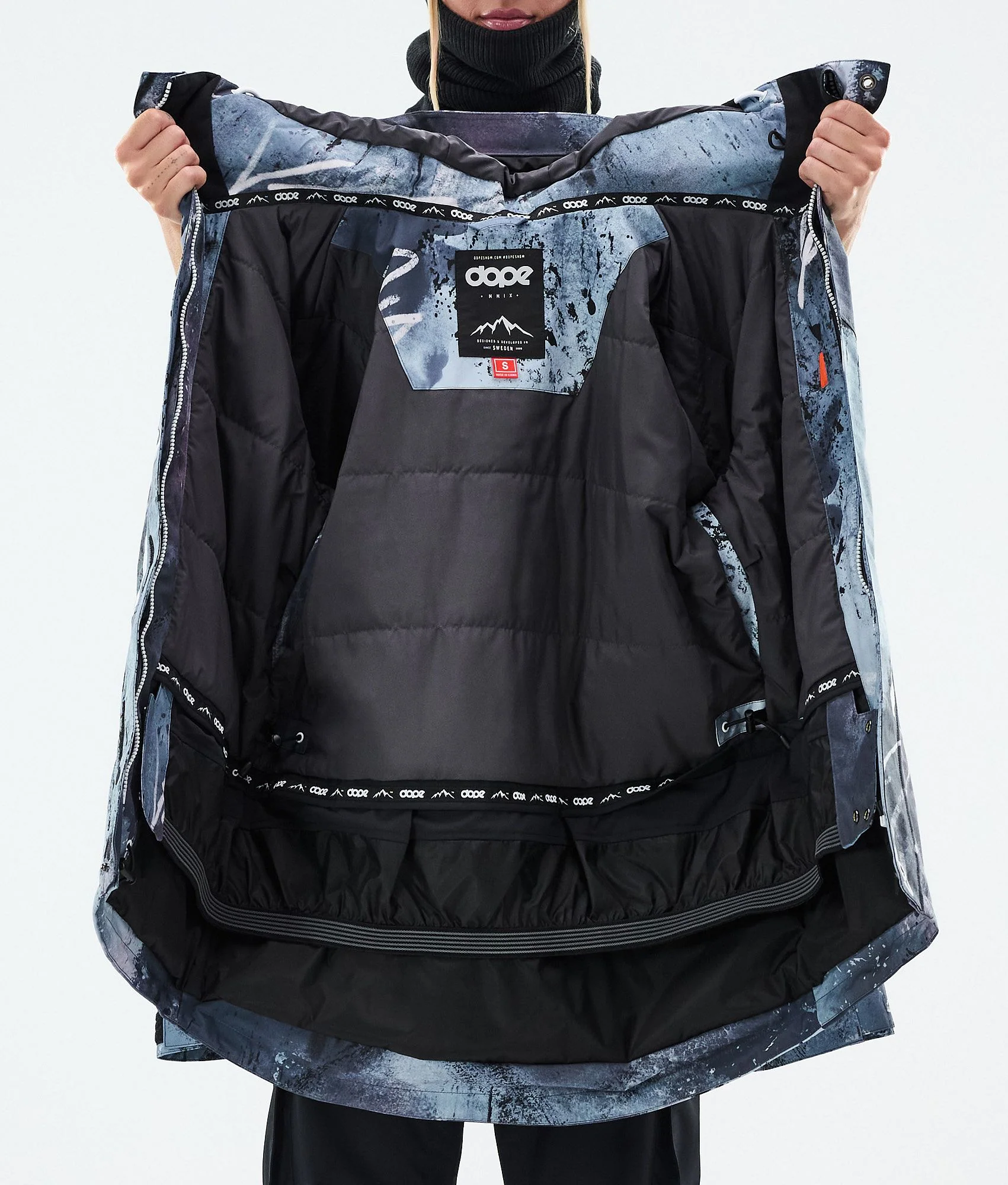 Snowboard Jacket Women Punk Blue