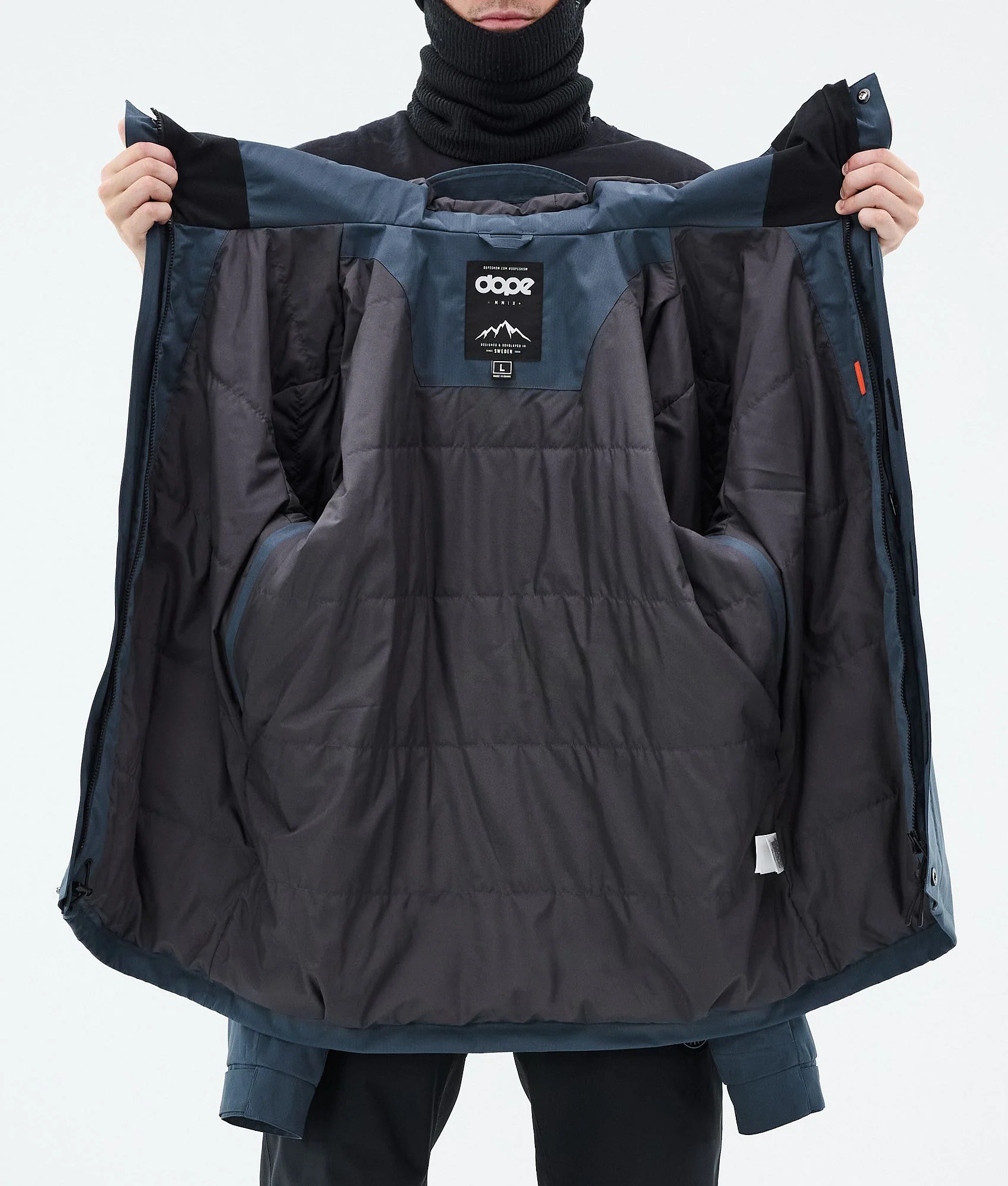 Snowboard Jacket Men Metal Blue