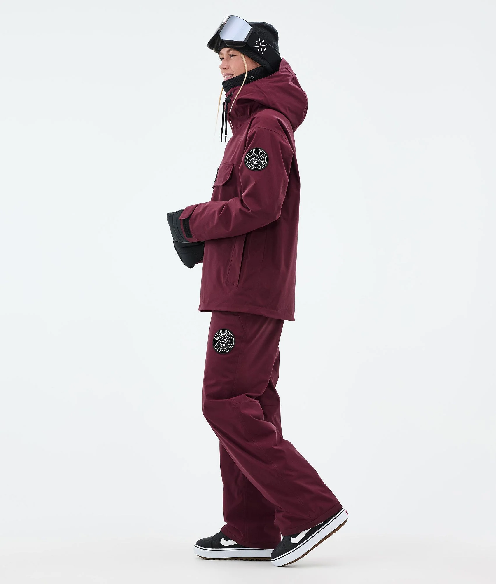 Snowboard Jacket Women Burgundy