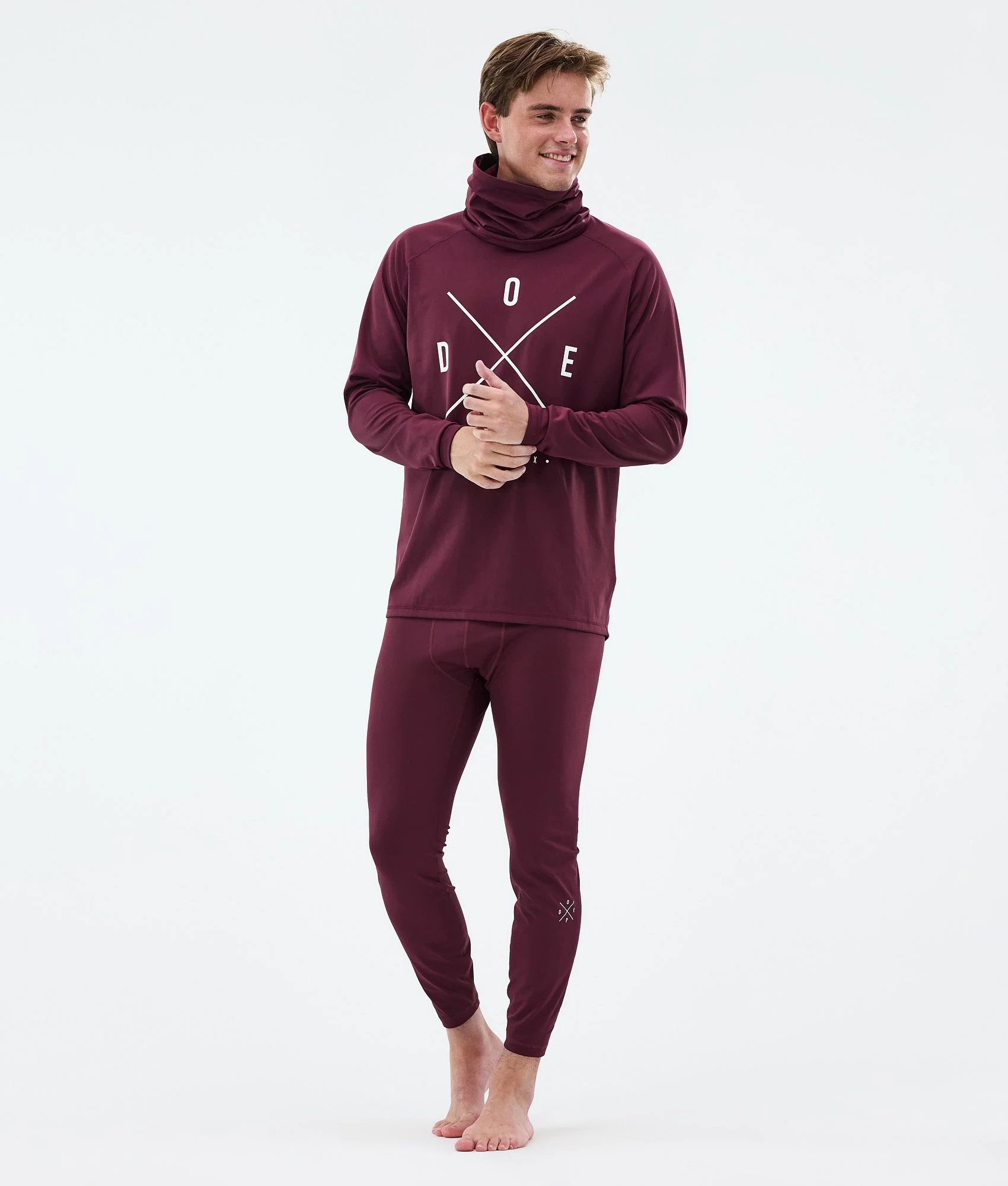 Base Layer Top Men 2X-Up Burgundy