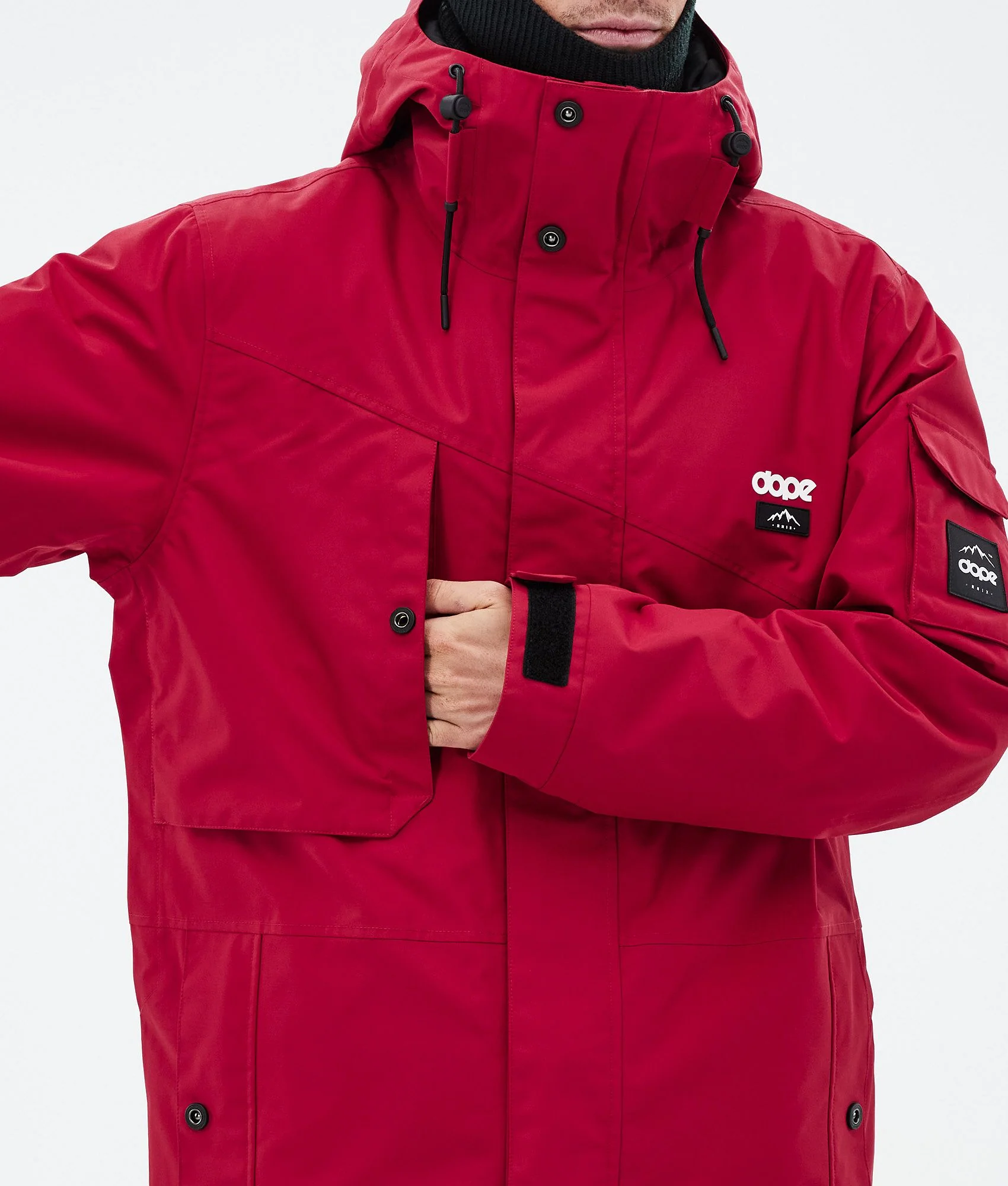 Snowboard Jacket Men Deep Red