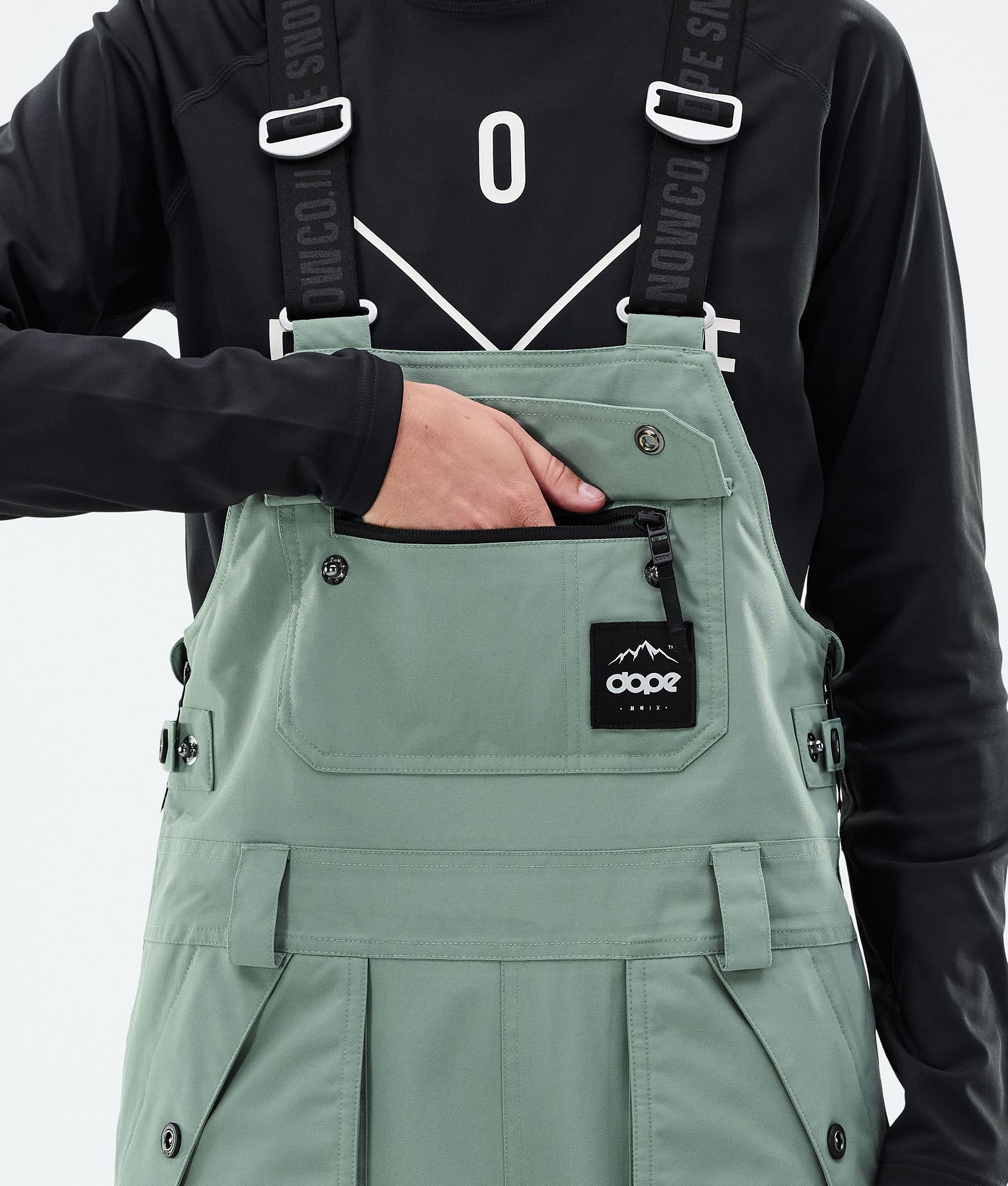 Snowboard Pants Women Faded Green