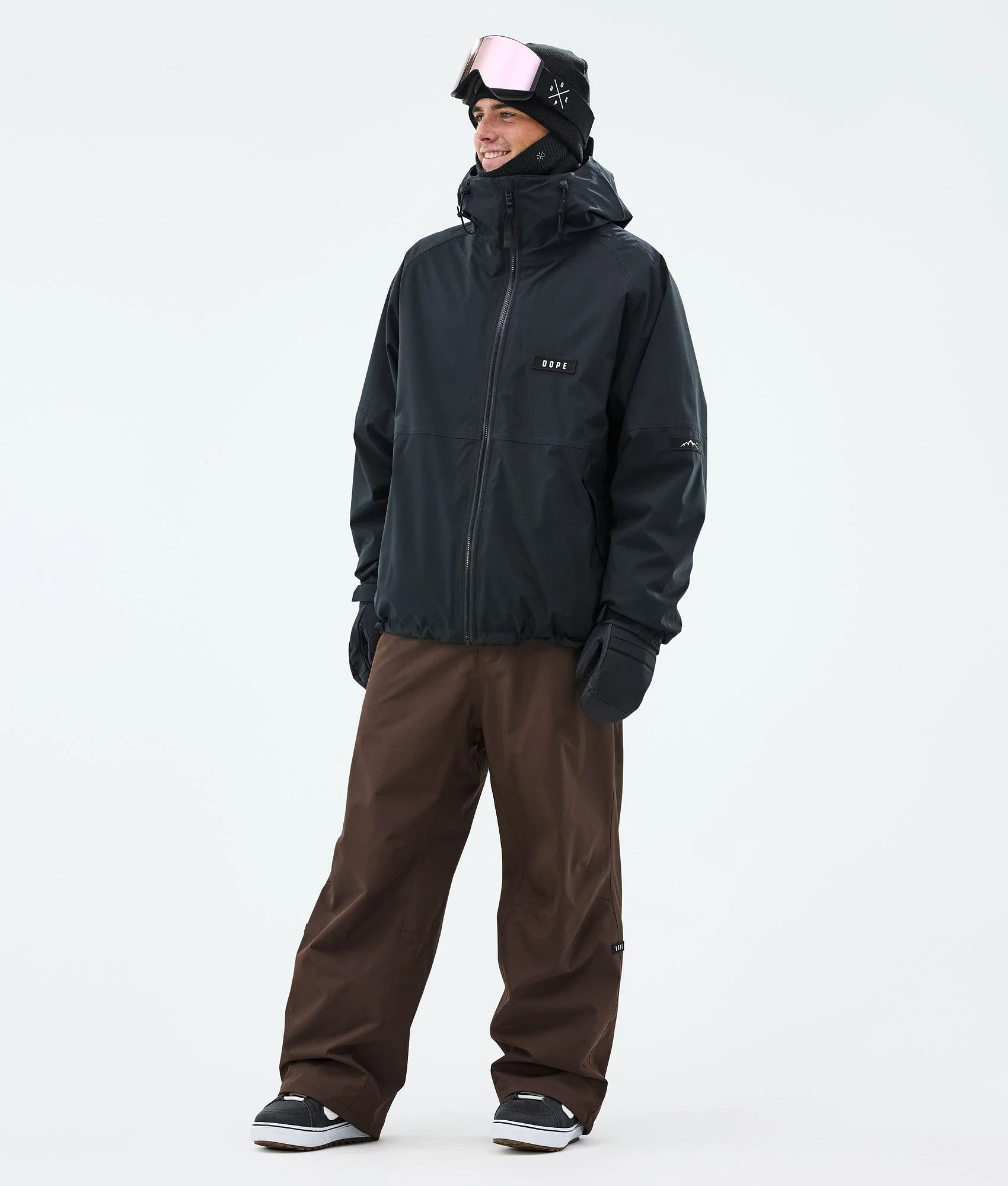 Snowboard Pants Men Dark Brown
