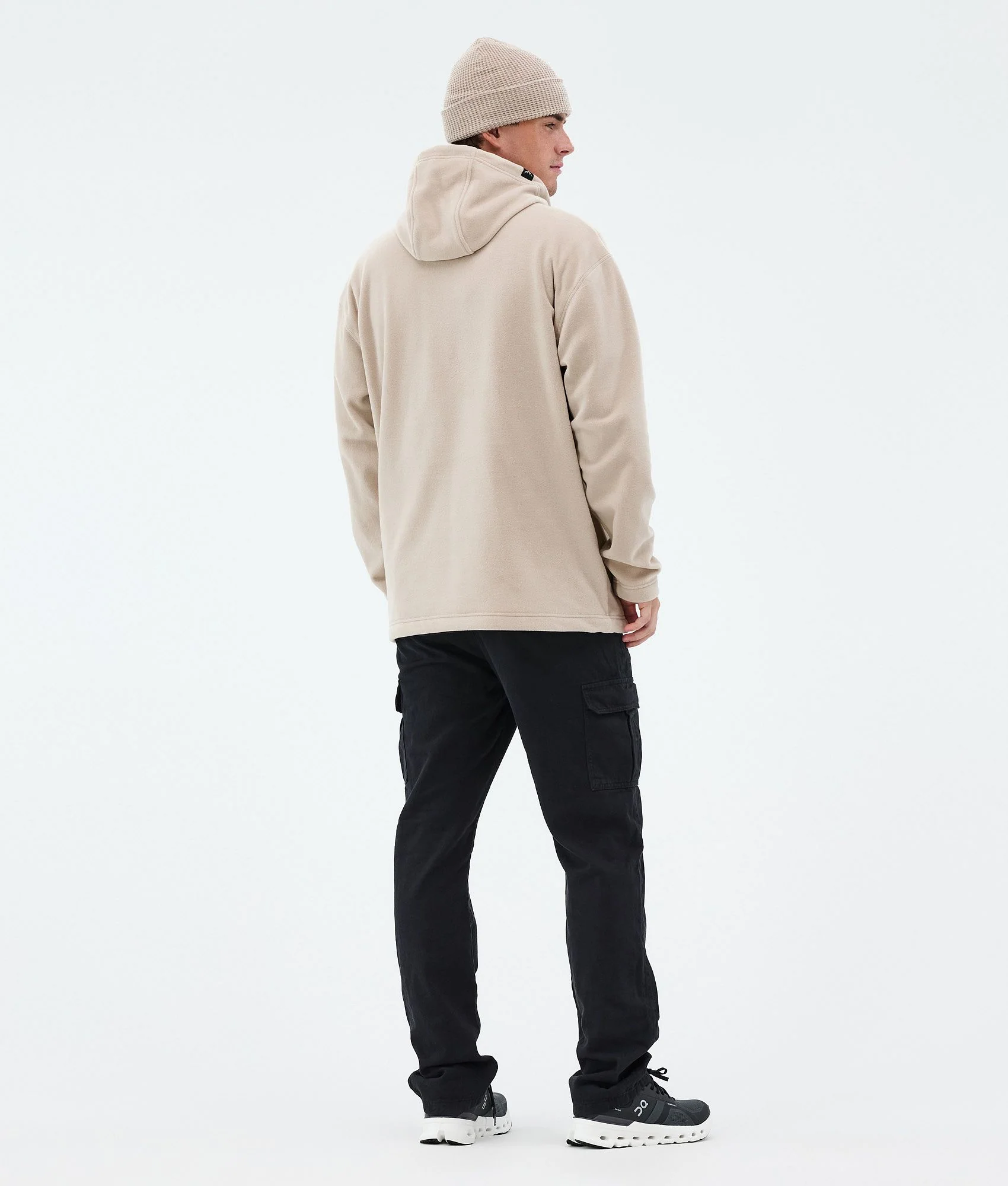 Fleece Hoodie Men Sand
