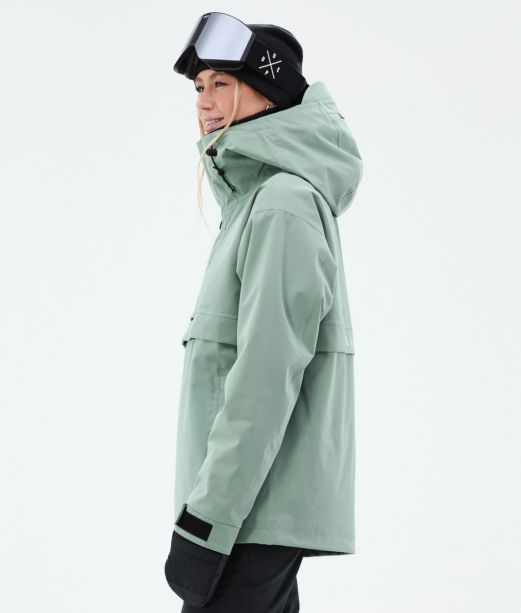 Snowboard Jacket Women Faded Green