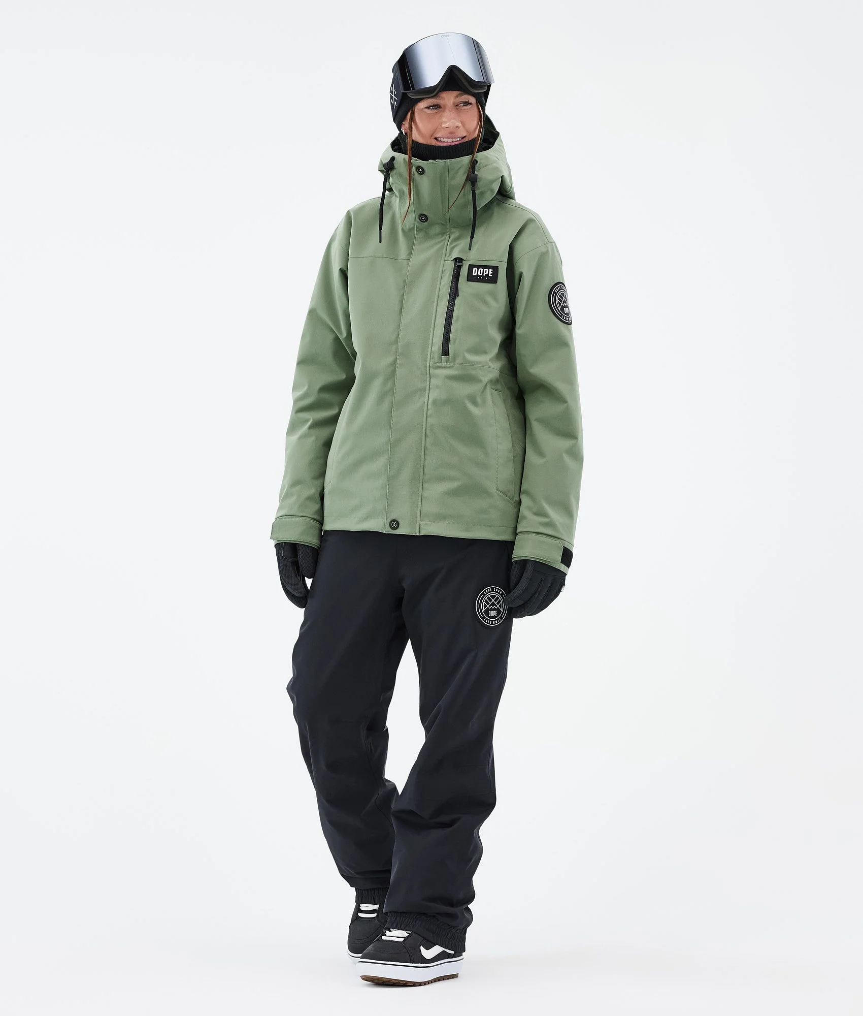 Snowboard Jacket Women Moss Green