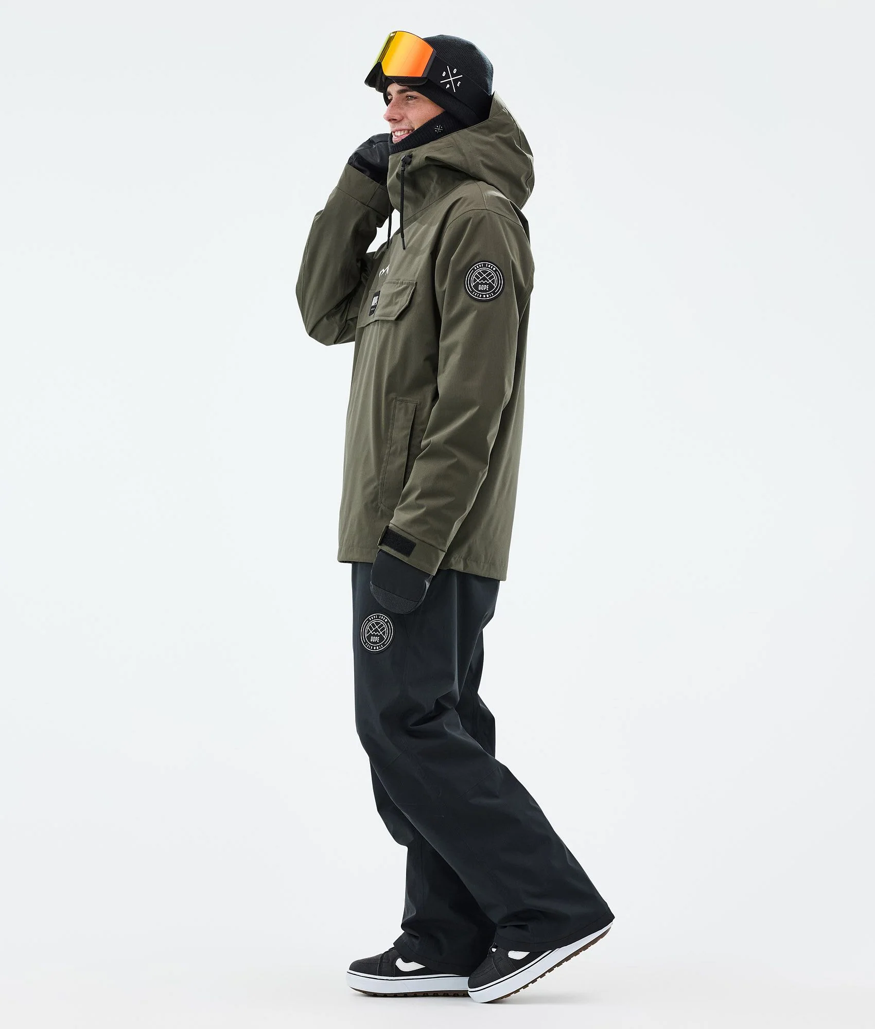 Snowboard Jacket Men Olive Green