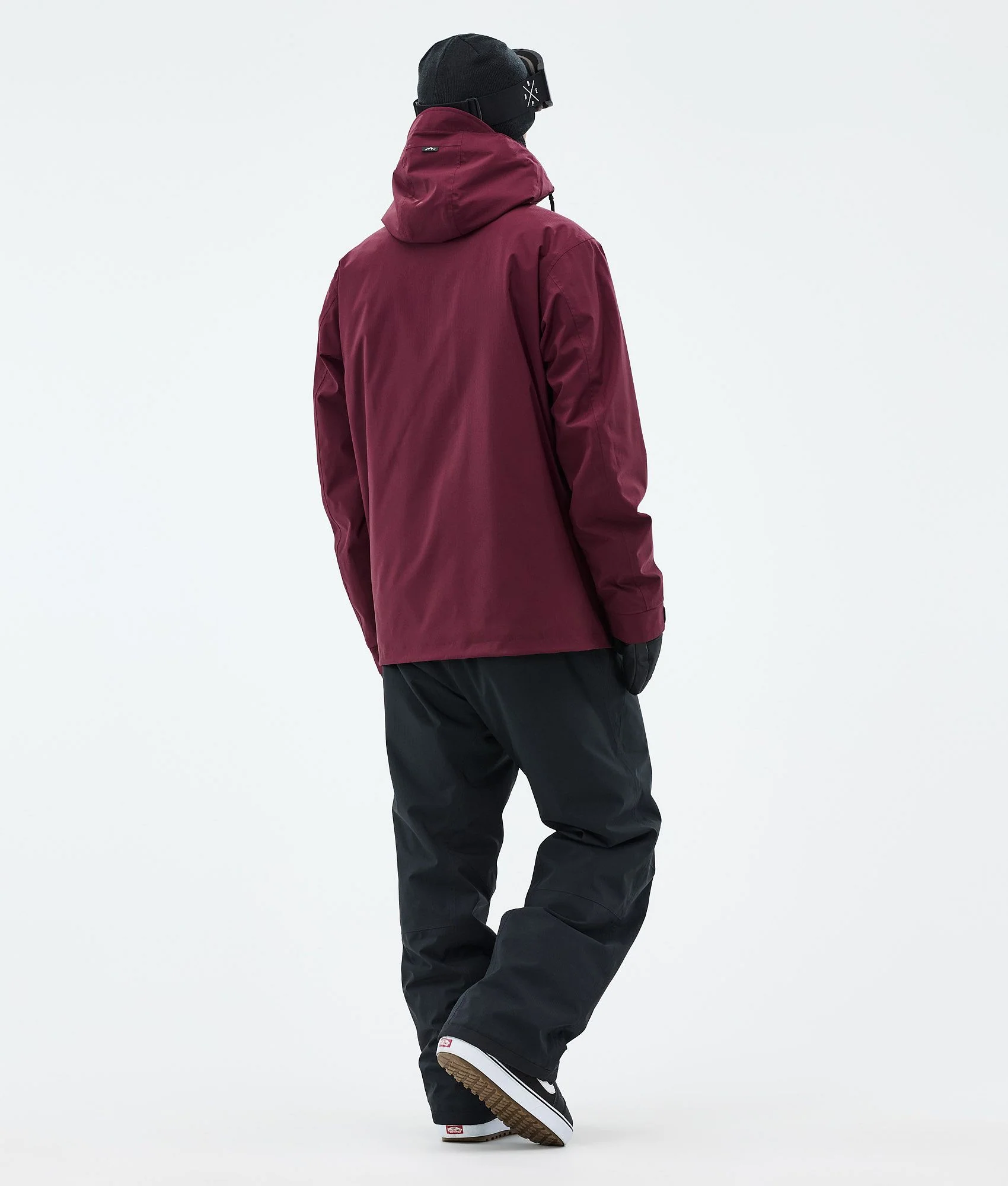 Snowboard Jacket Men Burgundy