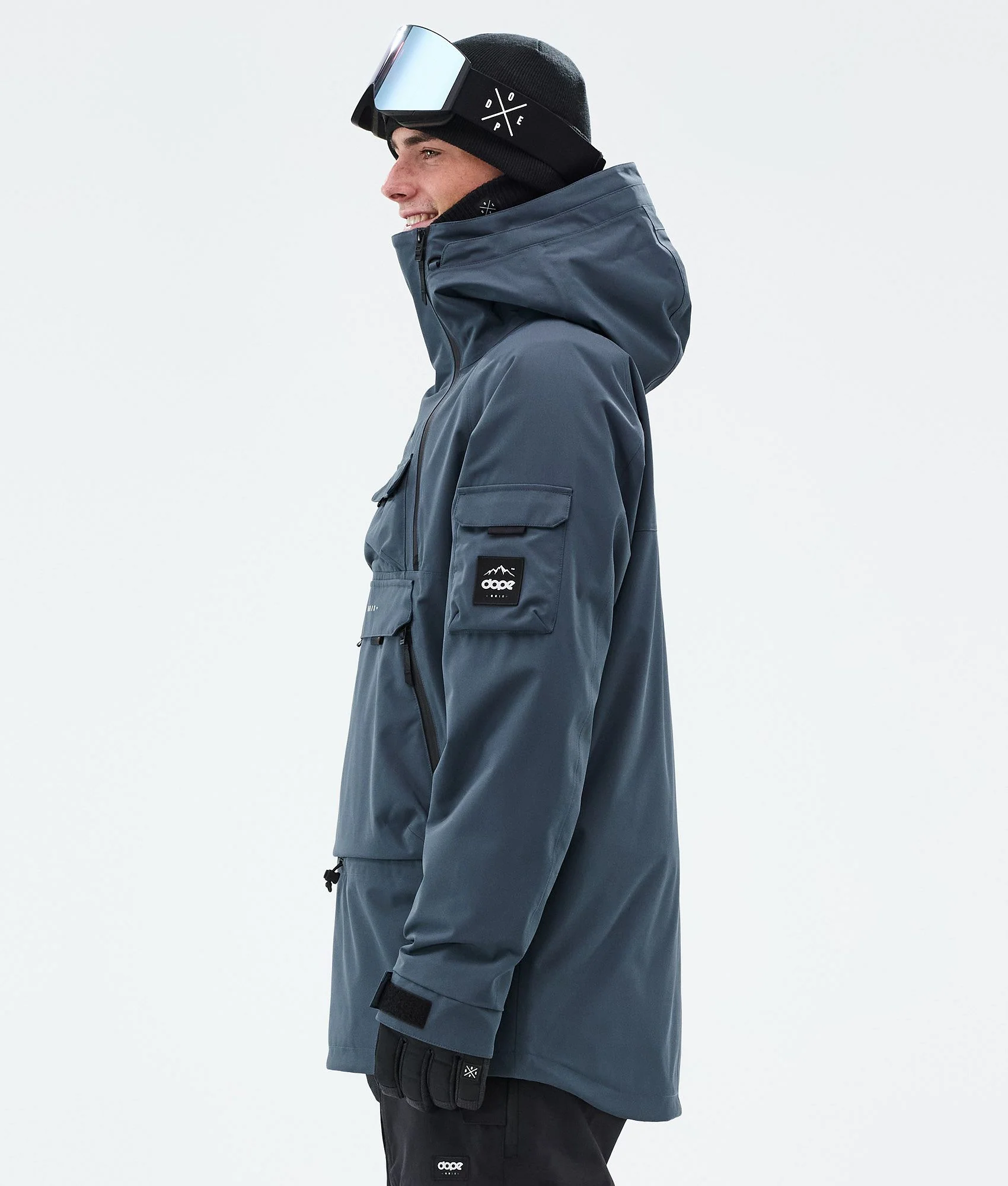 Snowboard Jacket Men Metal Blue