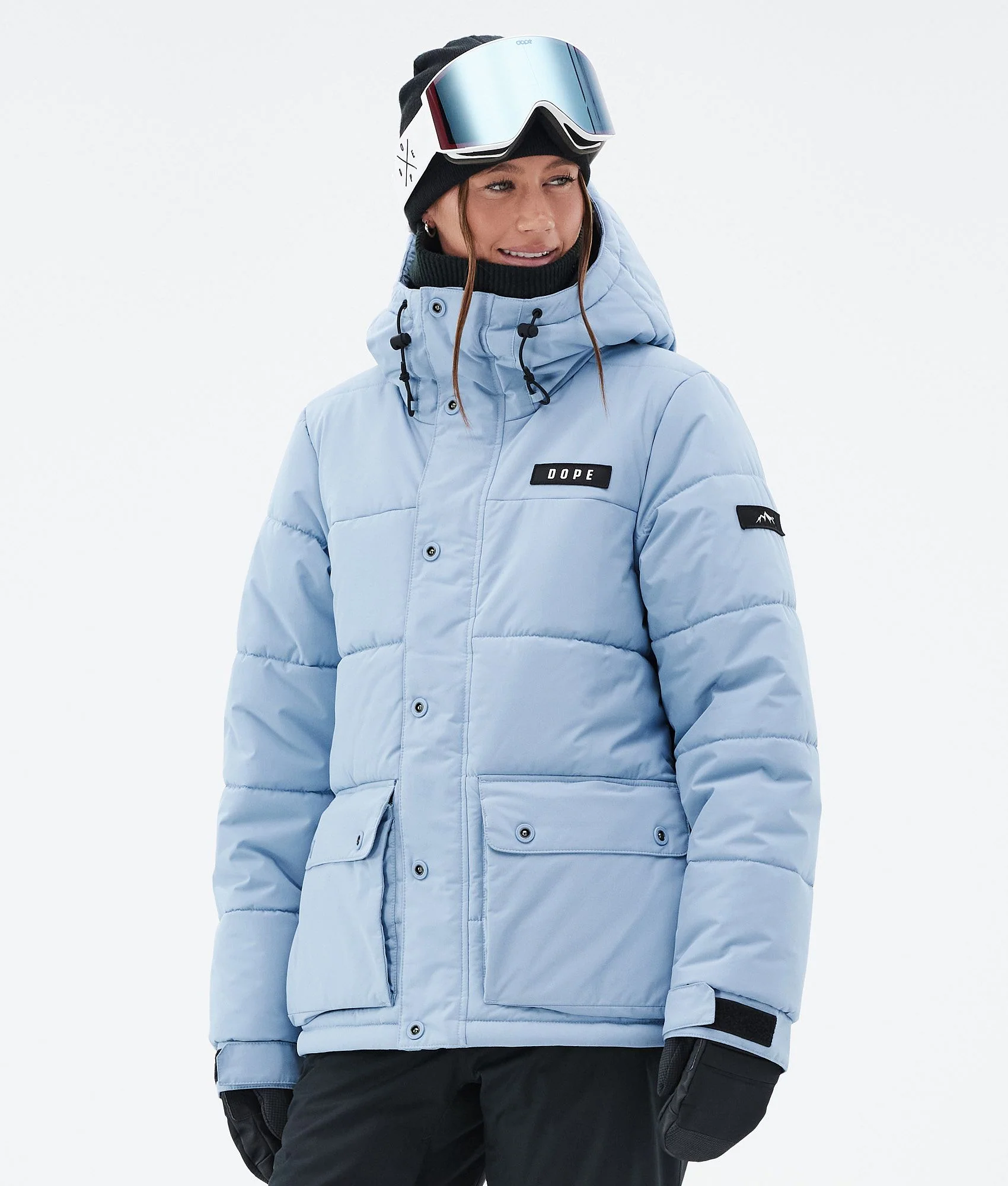 Snowboard Jacket Women Light Blue