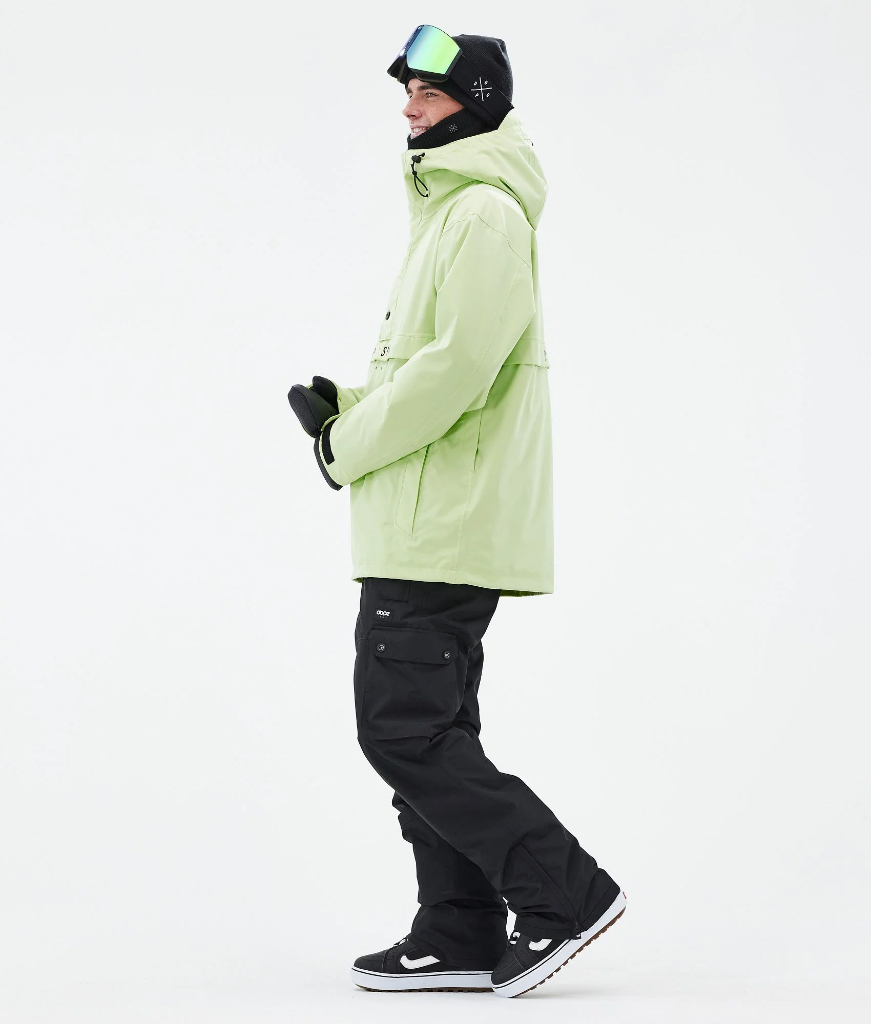 Snowboard Jacket Men Faded Neon