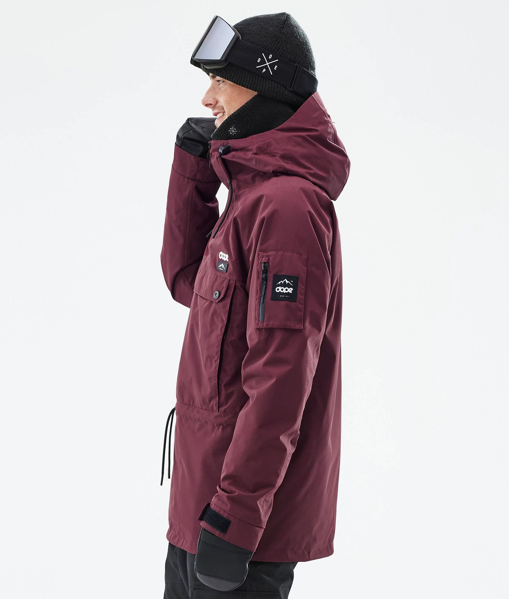 Snowboard Jacket Men Don Burgundy