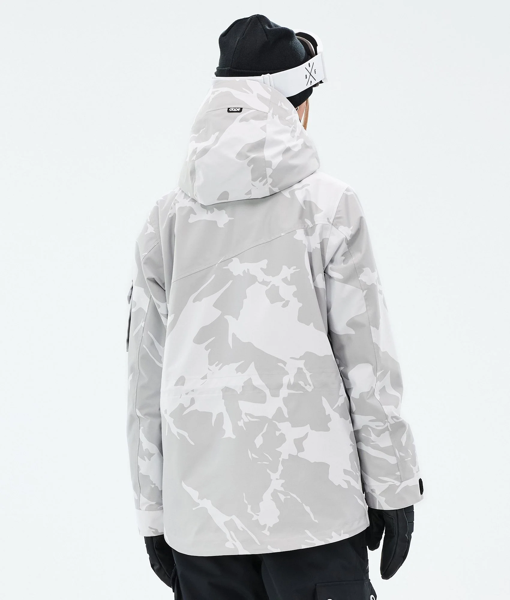 Snowboard Jacket Women Grey Camo