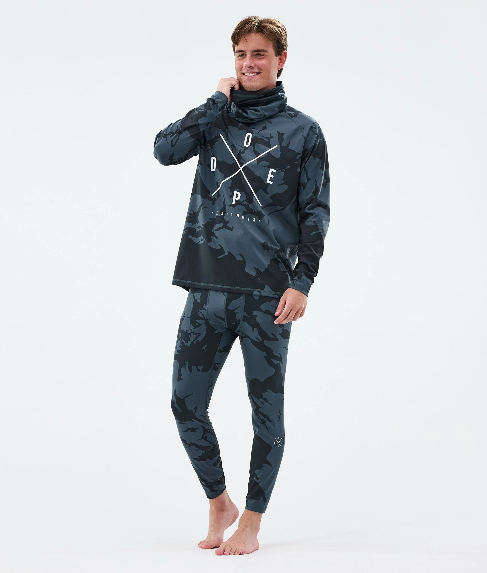 Base Layer Pant Men 2X-Up Metal Blue Camo