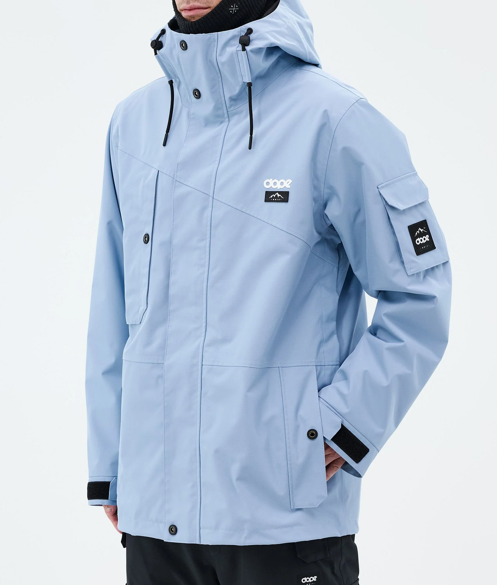 Snowboard Jacket Men Light Blue