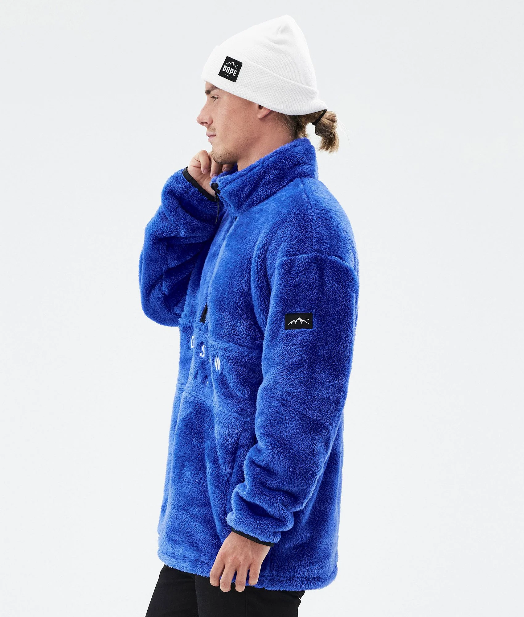 Fleece Sweater Men Cobalt Blue
