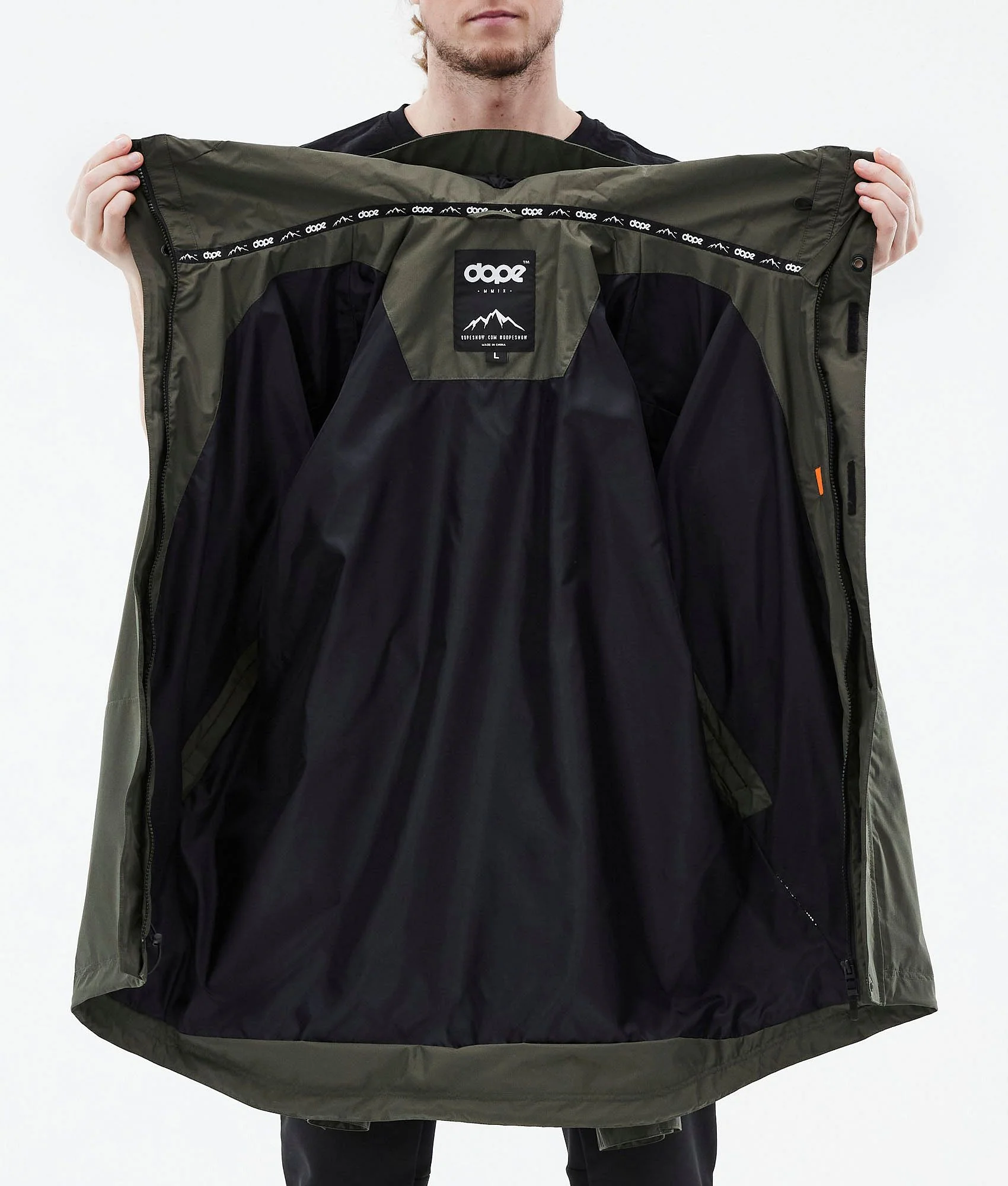 Outdoor Jacket Men Olive Green