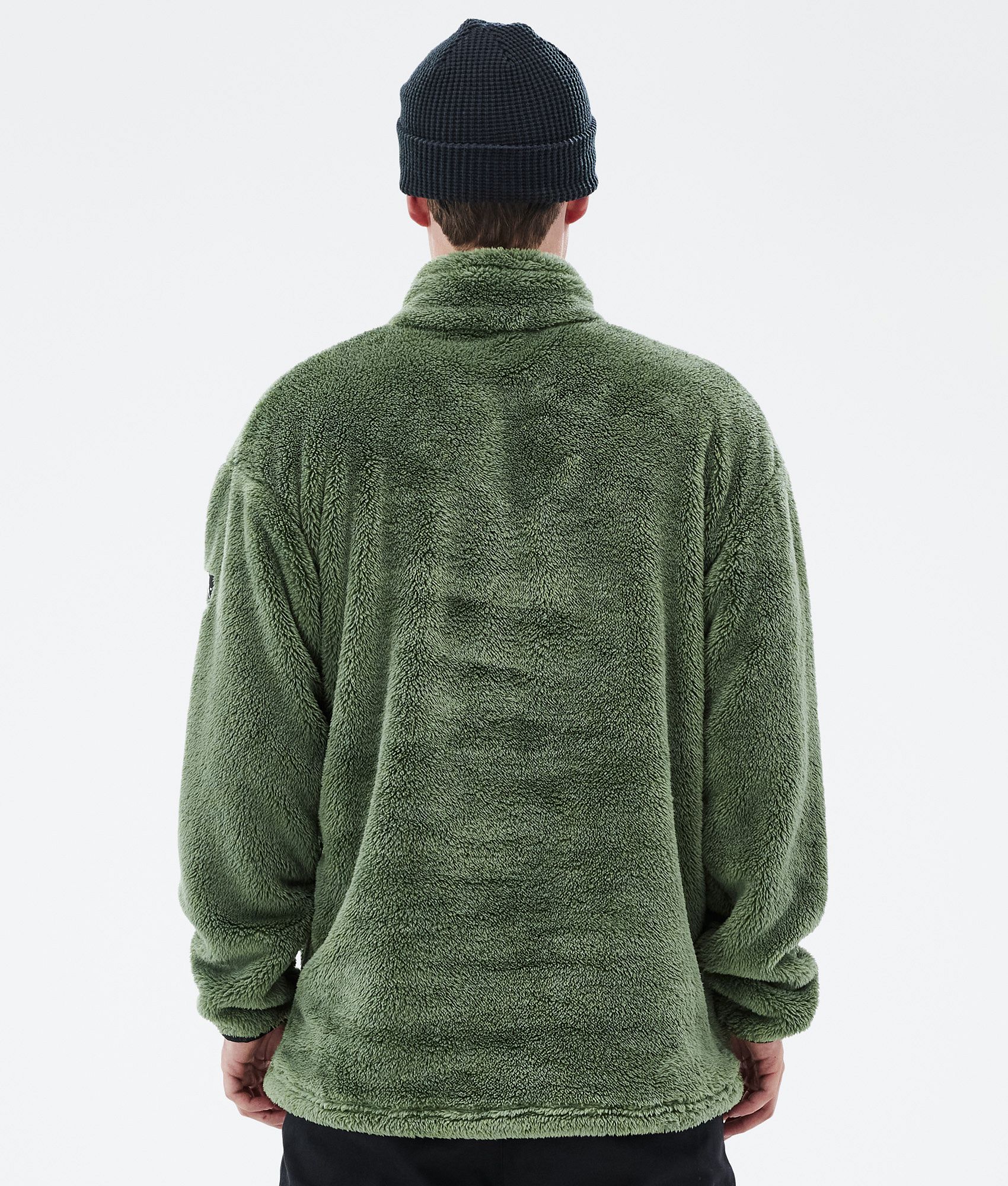 Fleece Sweater Men Moss Green