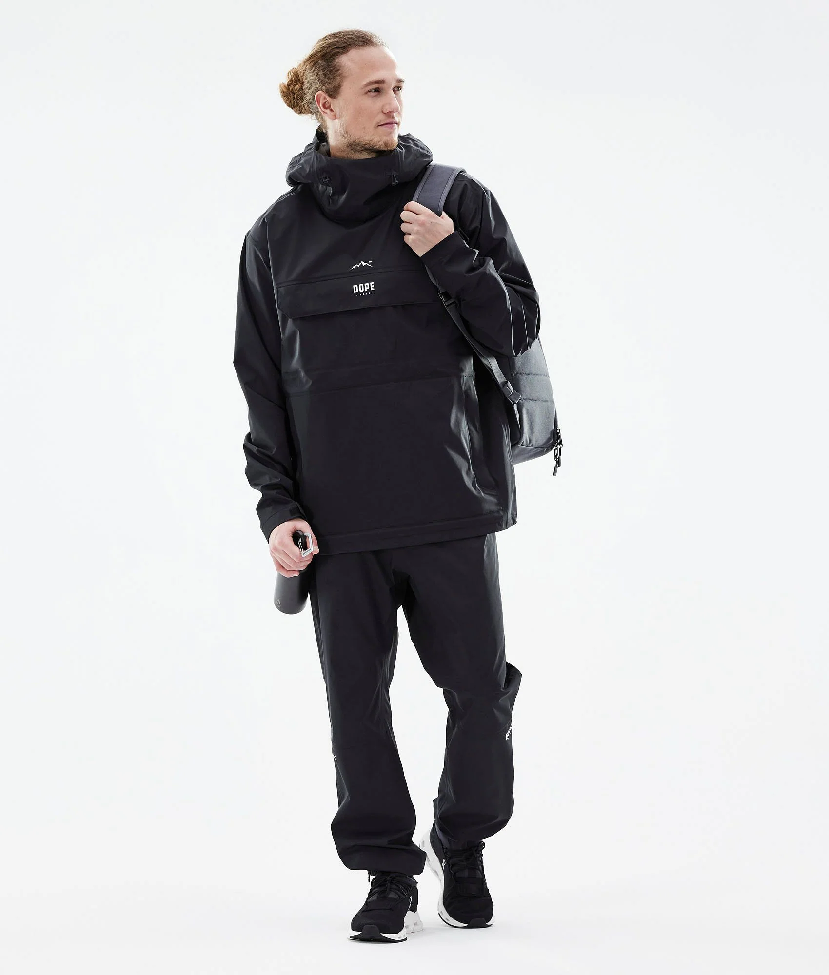 Rain Pants Men Black