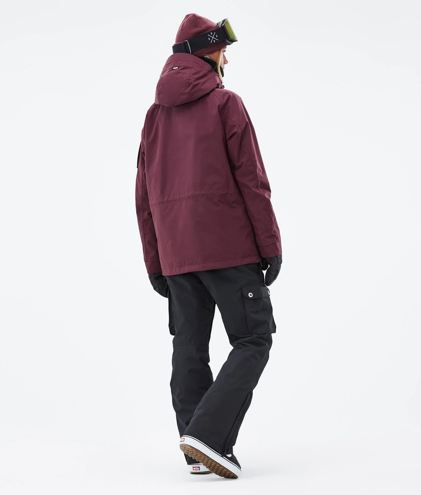Snowboard Jacket Women Don Burgundy