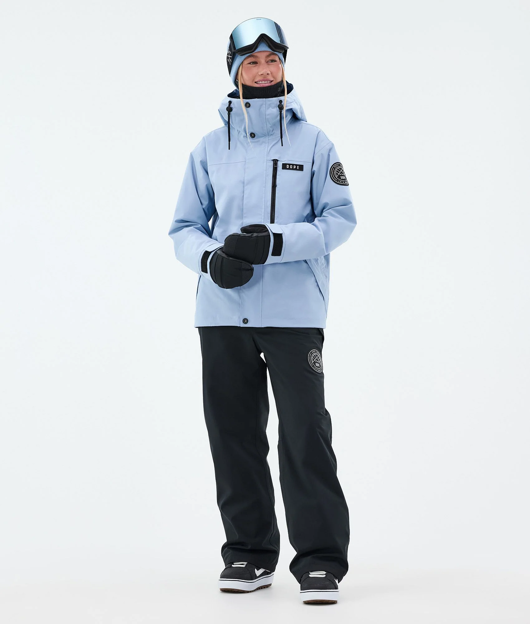 Snowboard Jacket Women Light Blue