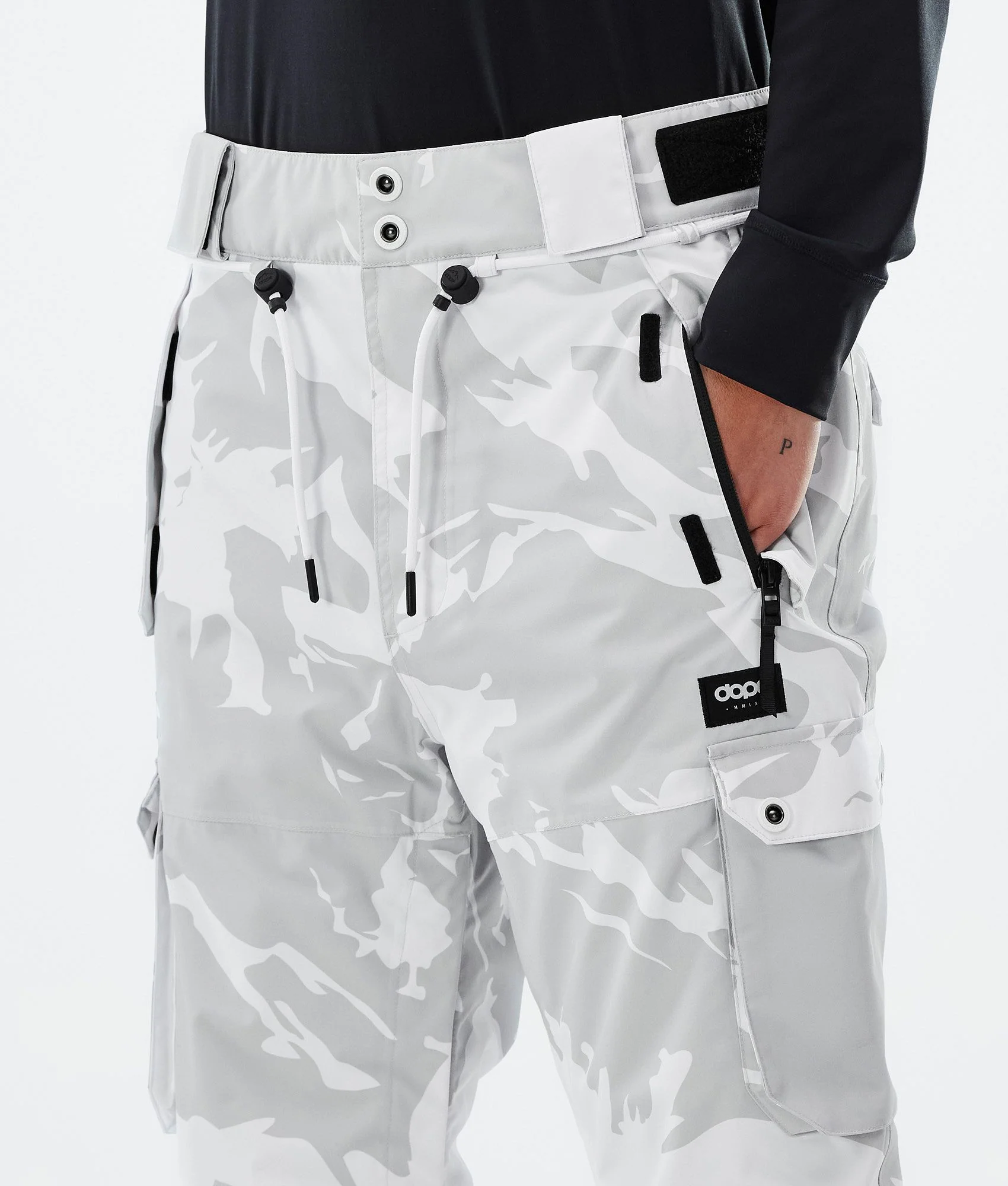 Snowboard Pants Women Grey Camo
