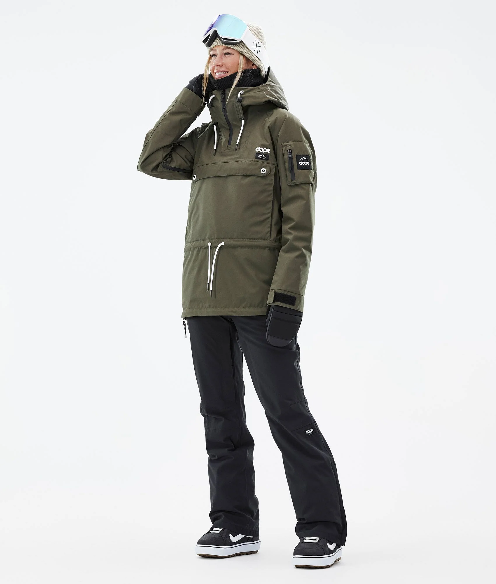 Snowboard Jacket Women Olive Green