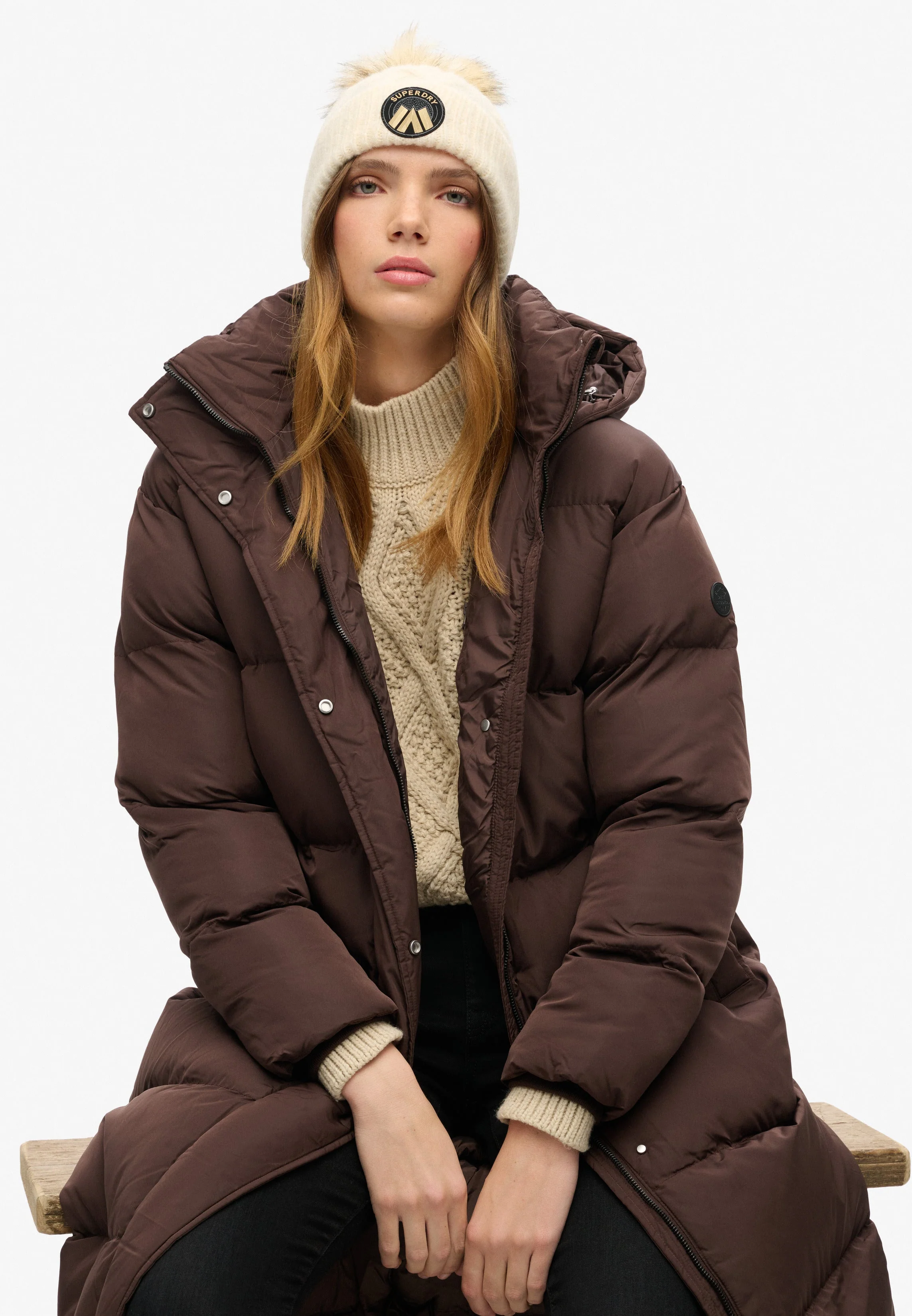 Cable Luxe Knit Beanie Hat