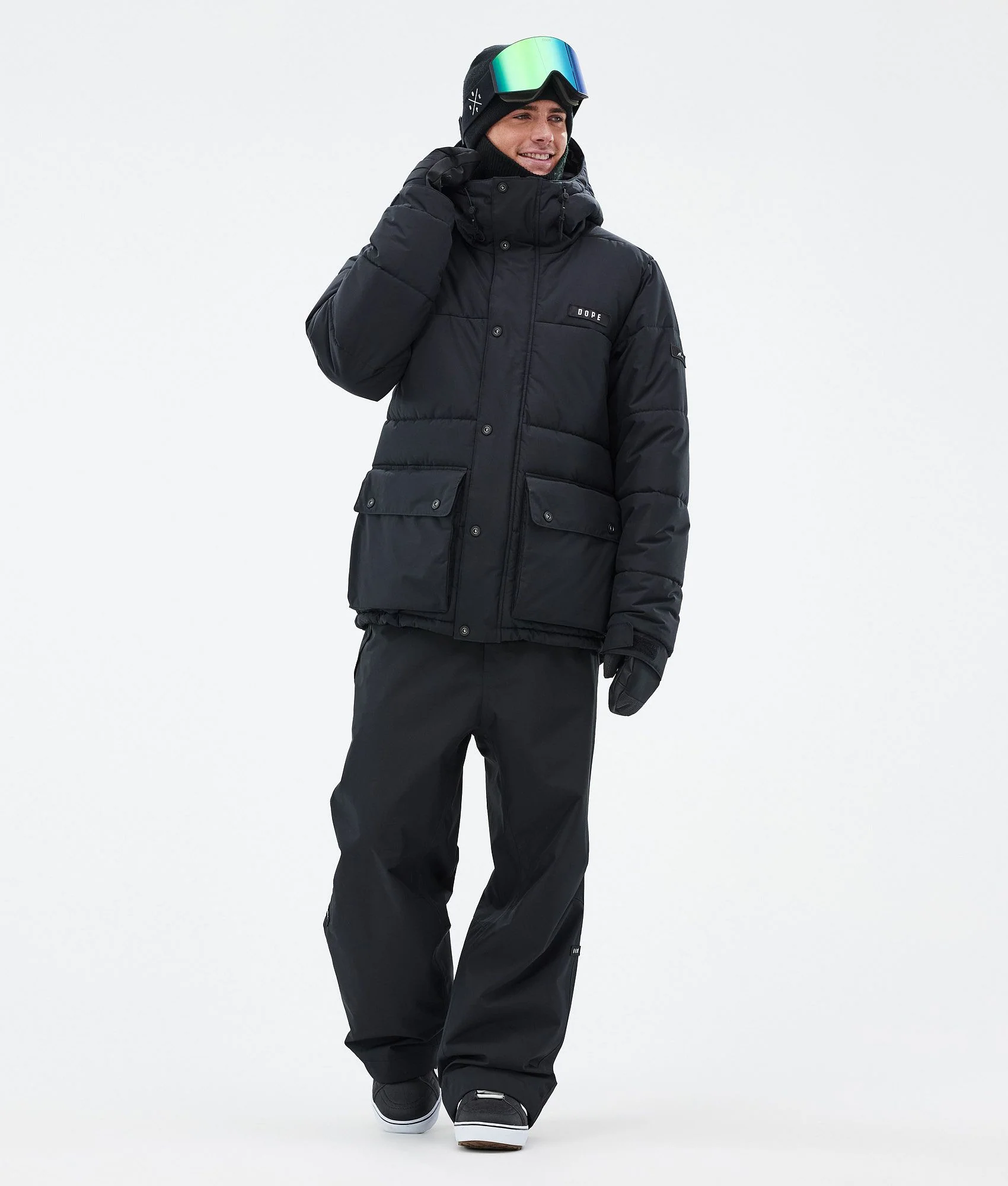 Snowboard Jacket Men Black
