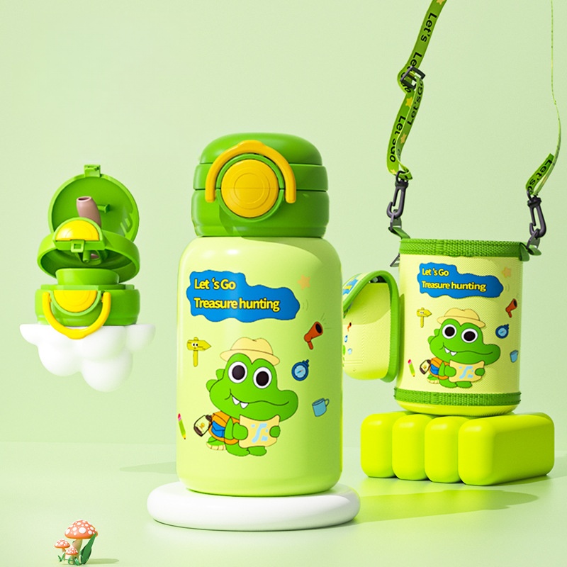 Panda Pattern Water Bottle