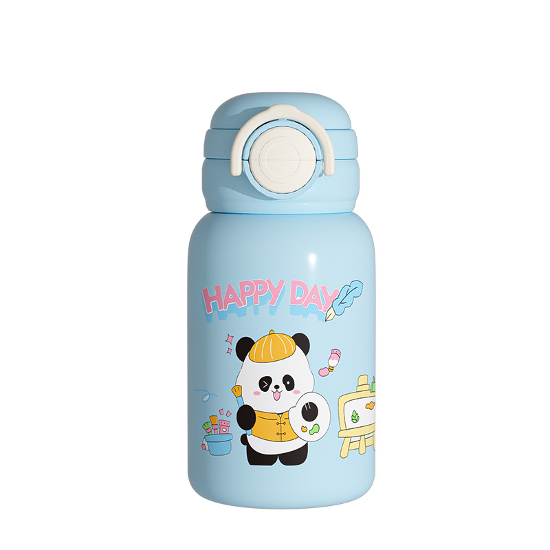Panda Pattern Water Bottle