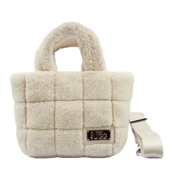 Kodiak Fluffy Sheepskin Tote Bag - Large - Sheepskin Ugg Boots