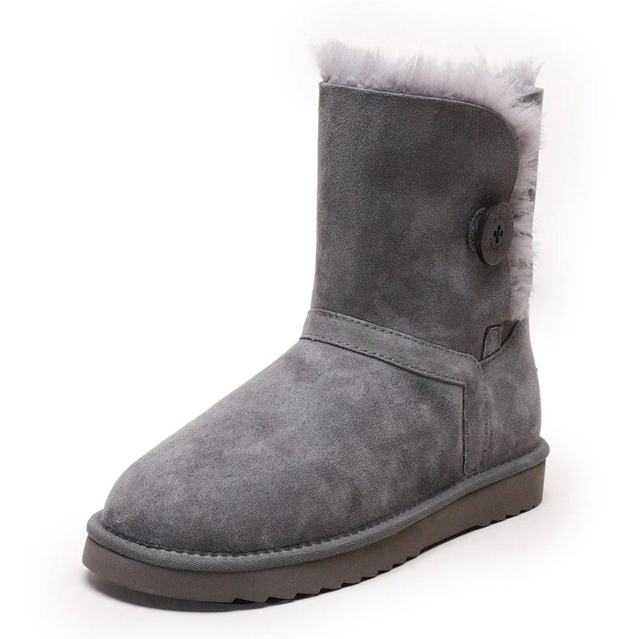 Hope - Classic Button Women's UGG Boot - Premium Australian Merino Sheepskin - Sheepskin Ugg Boots