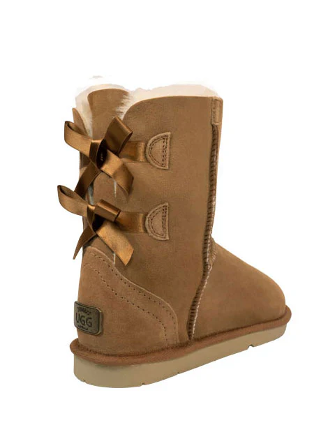 Classic Bow UGG Boots - Australian Made - Genuine Premium Sheepskin - Sheepskin Ugg Boots