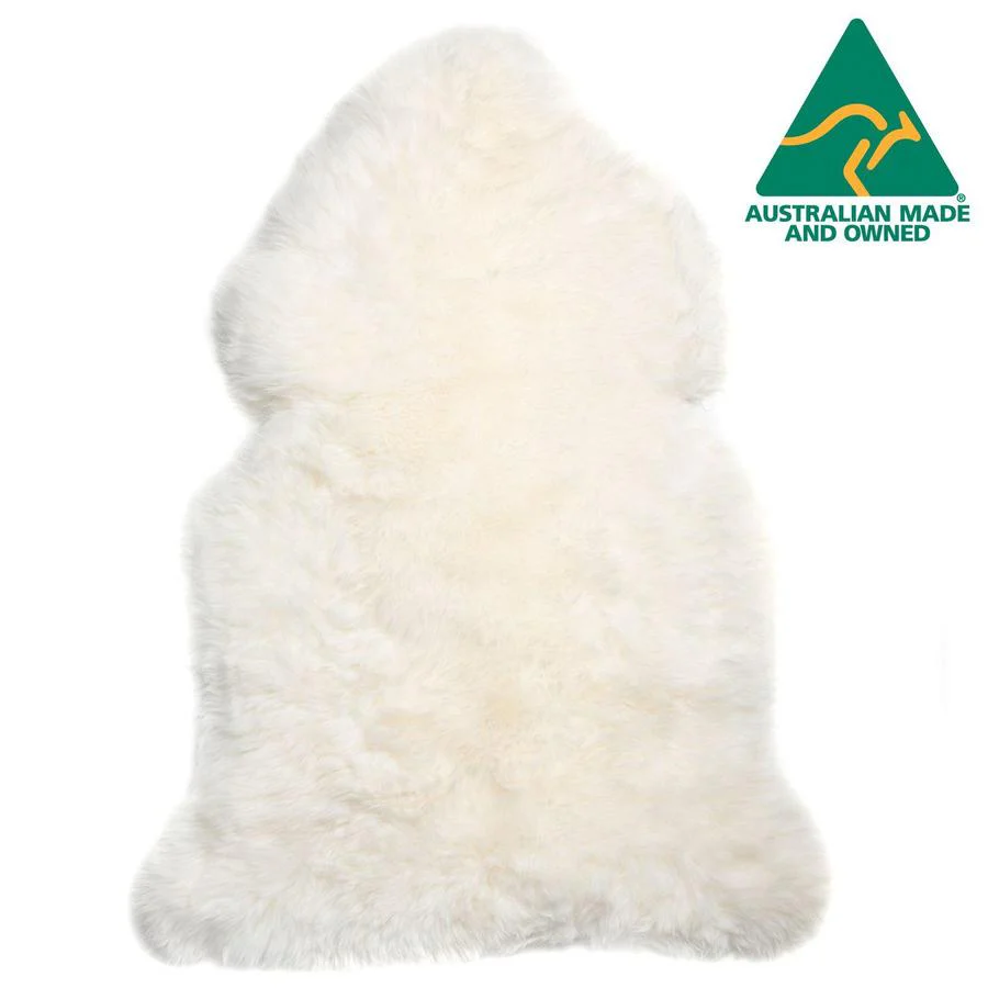 IVORY - XXXL - LONG WOOL SHEEPSKIN RUG - AUSTRALIAN MADE - MERINO SHEEPSKIN - Sheepskin Ugg Boots