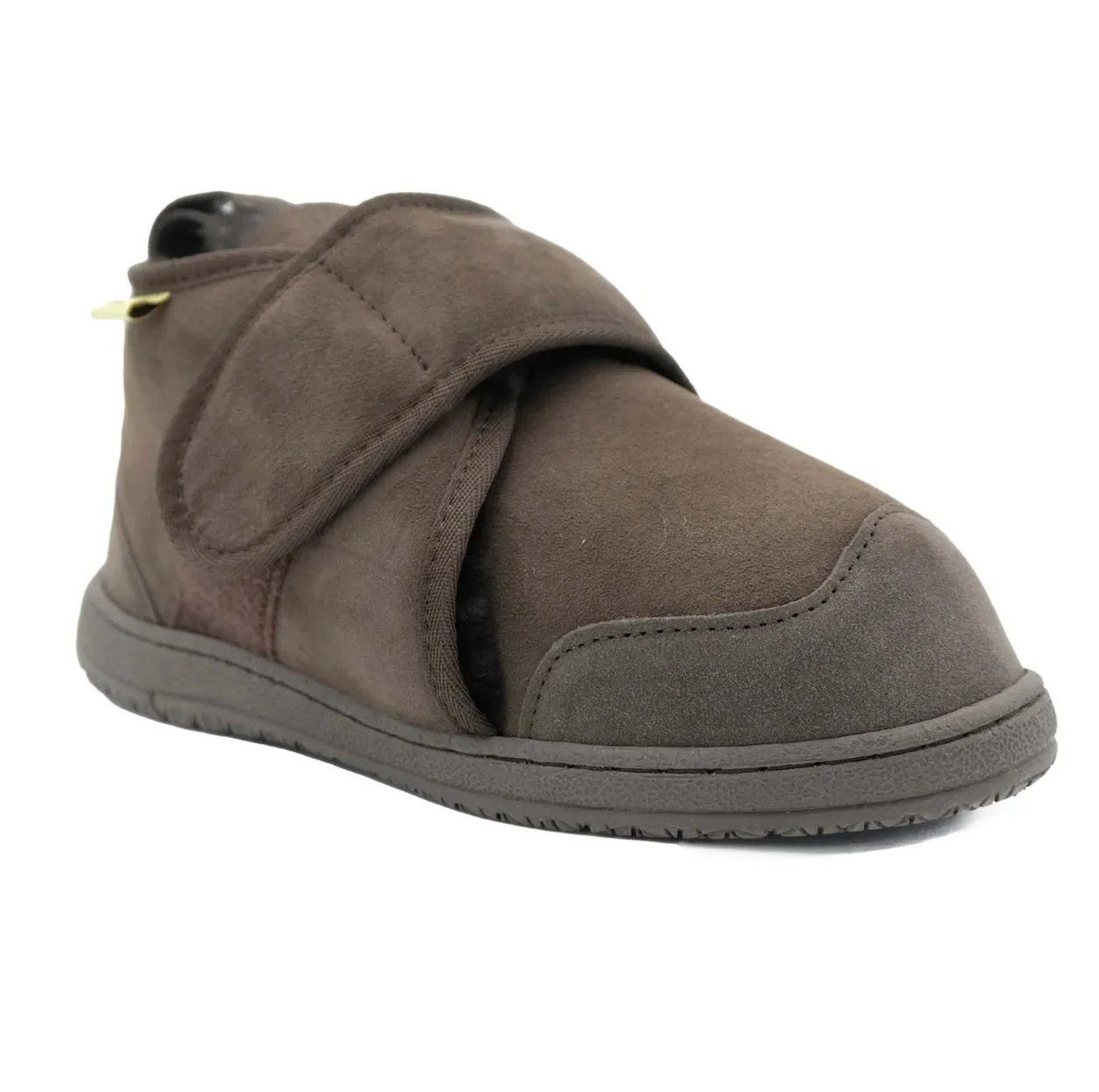 MediStep – Hook & Loop Strap Medical Sheepskin Slippers | Warm Wool Lined Boots for Swollen Feet, Elderly & Diabetic Foot Care - Sheepskin Ugg Boots