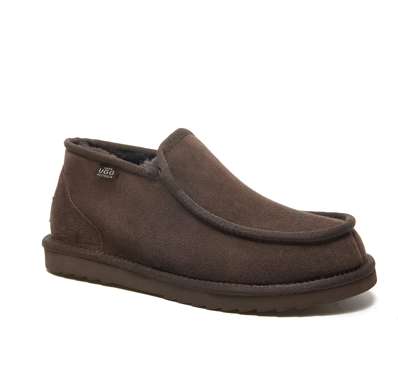 JOEY MEN'S CLASSIC AUSTRALIAN SHEEPSKIN ANKLE HEIGHT SLIPPER - Sheepskin Ugg Boots